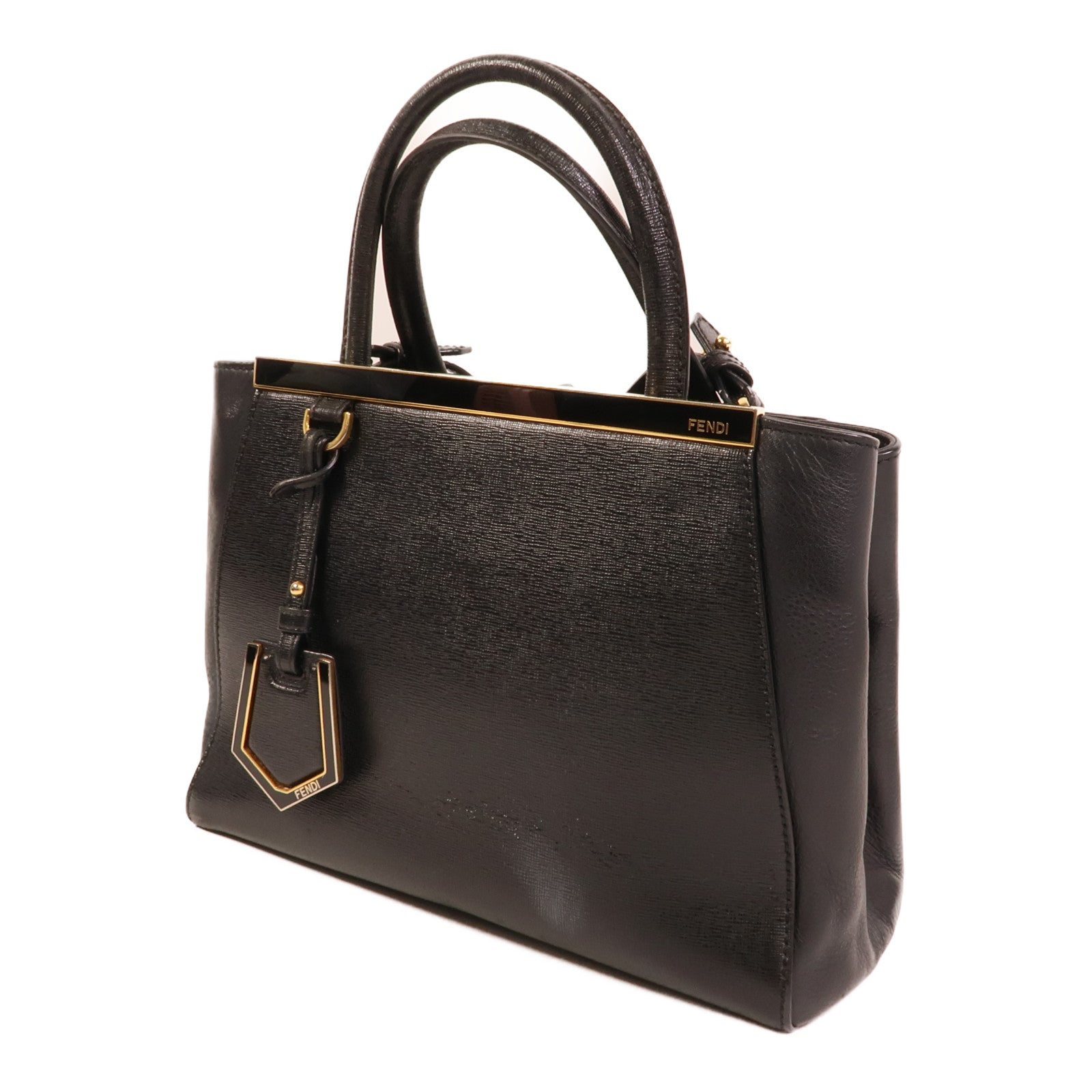FENDI 牛皮皮革Petite 2Jours手挽肩背兩用袋