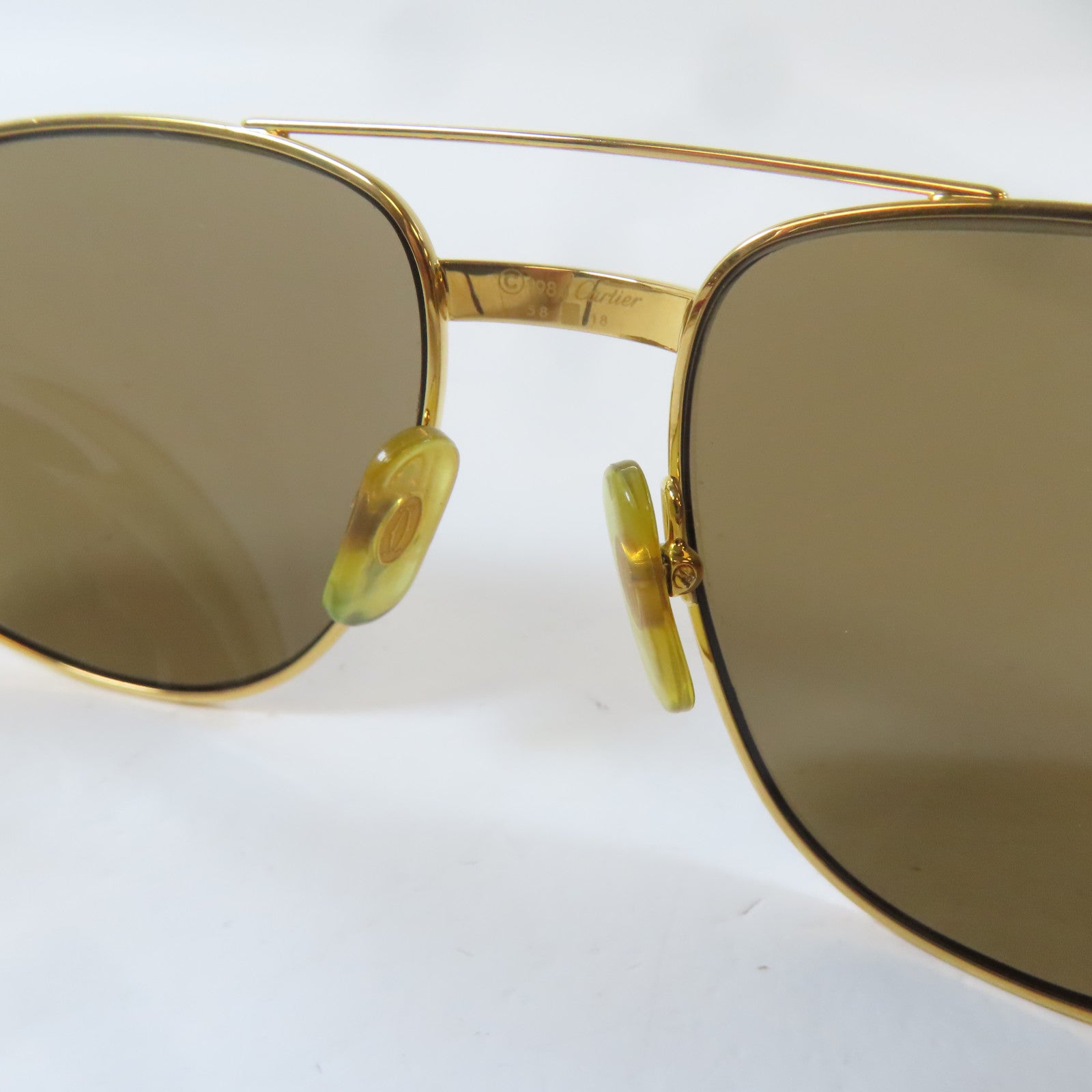 CARTIER 金屬Sunglasses太陽眼鏡金色