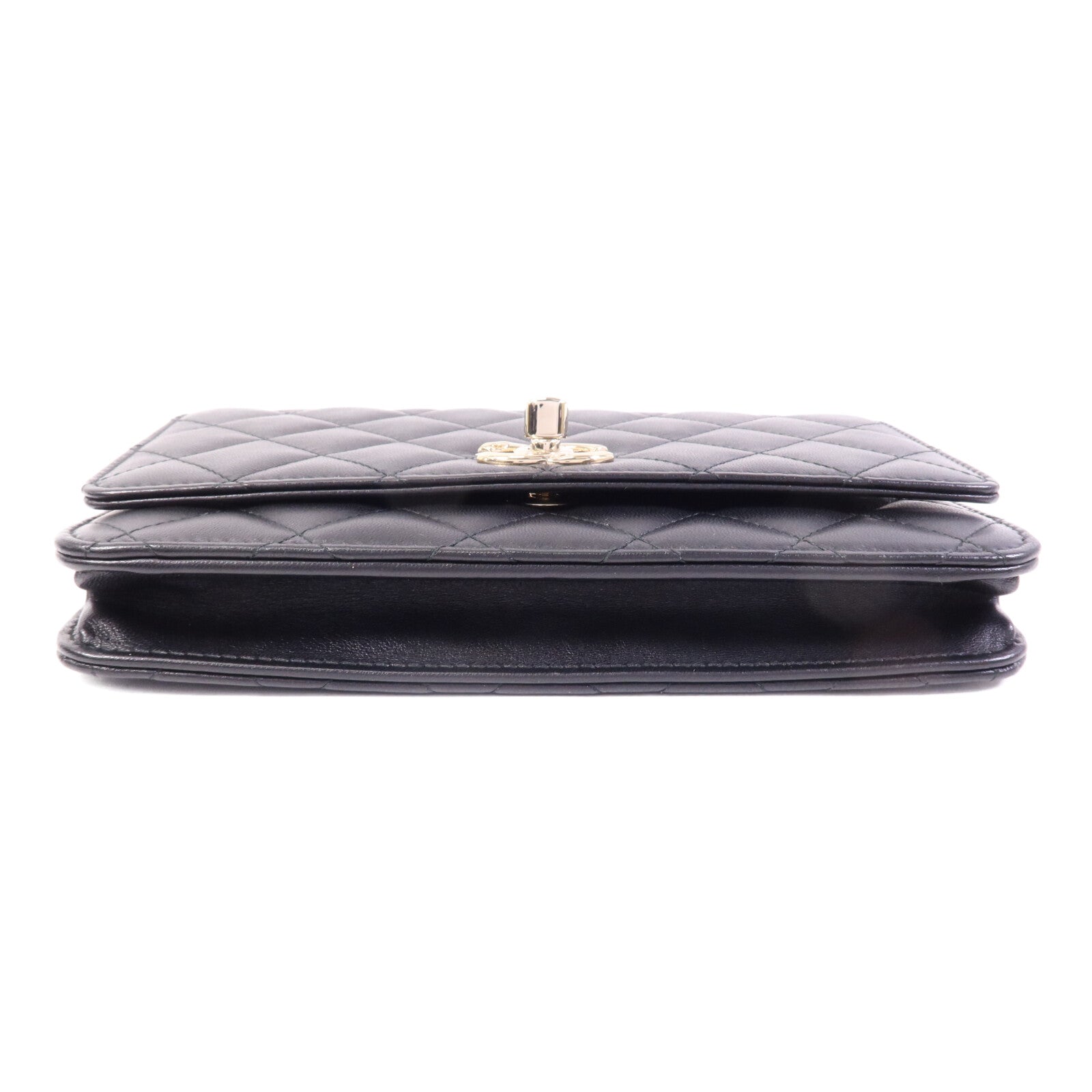 CHANEL 羊皮皮革Trendy CC Wallet On Chain金扣鏈帶肩背袋
