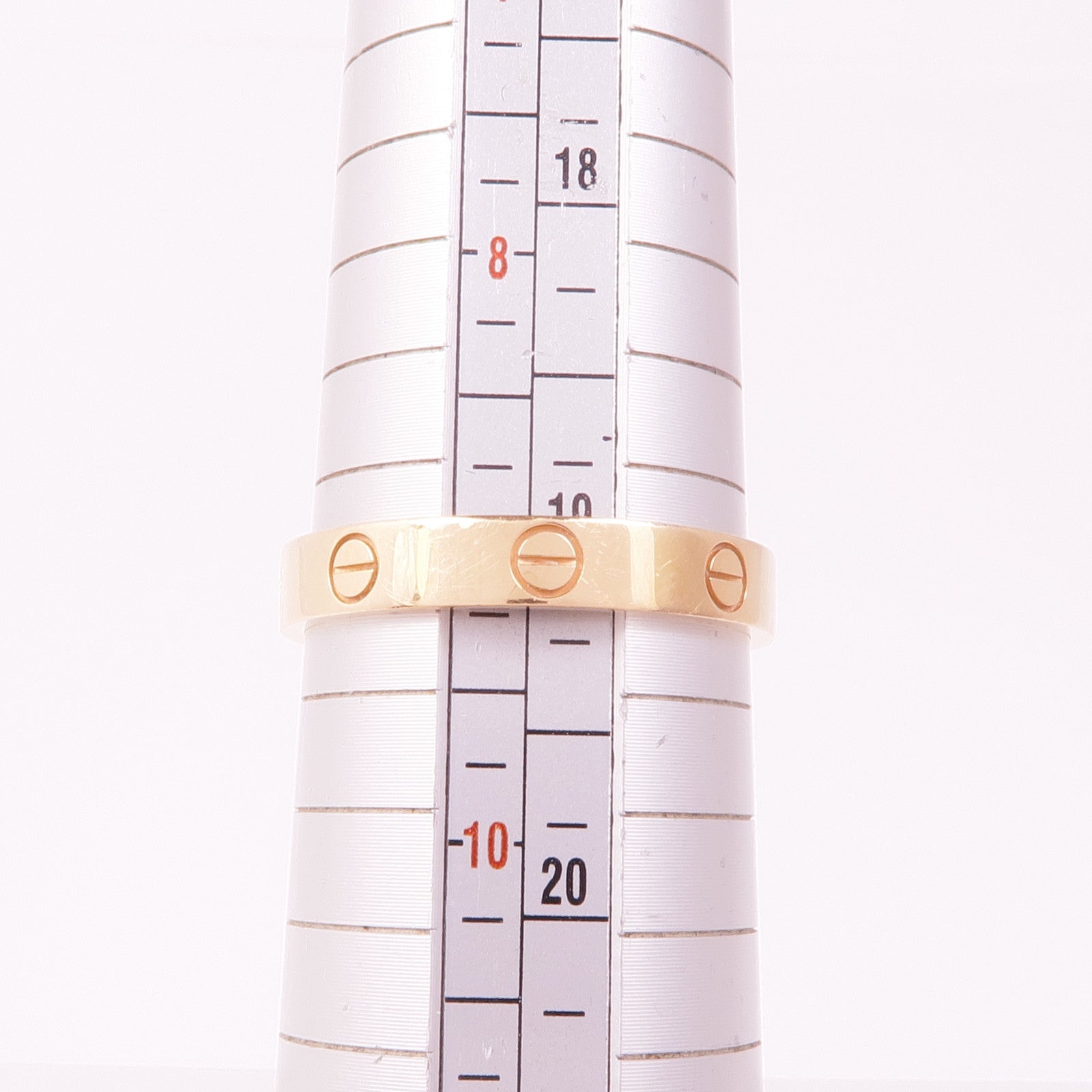 CARTIER 18K玫瑰金Love Ring戒指Cartier#60/US#9