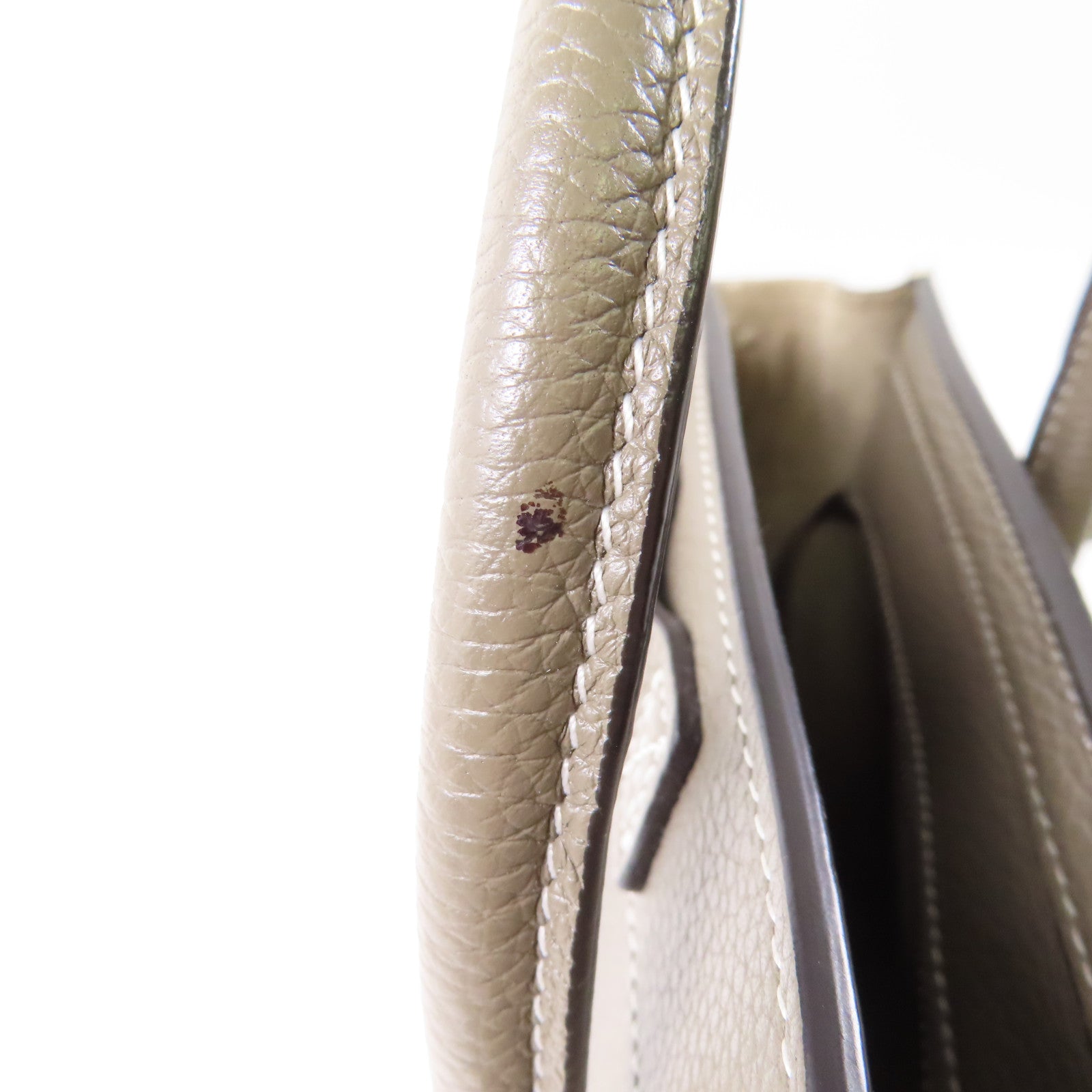CELINE 牛皮皮革Luggage銀扣手挽肩背兩用袋