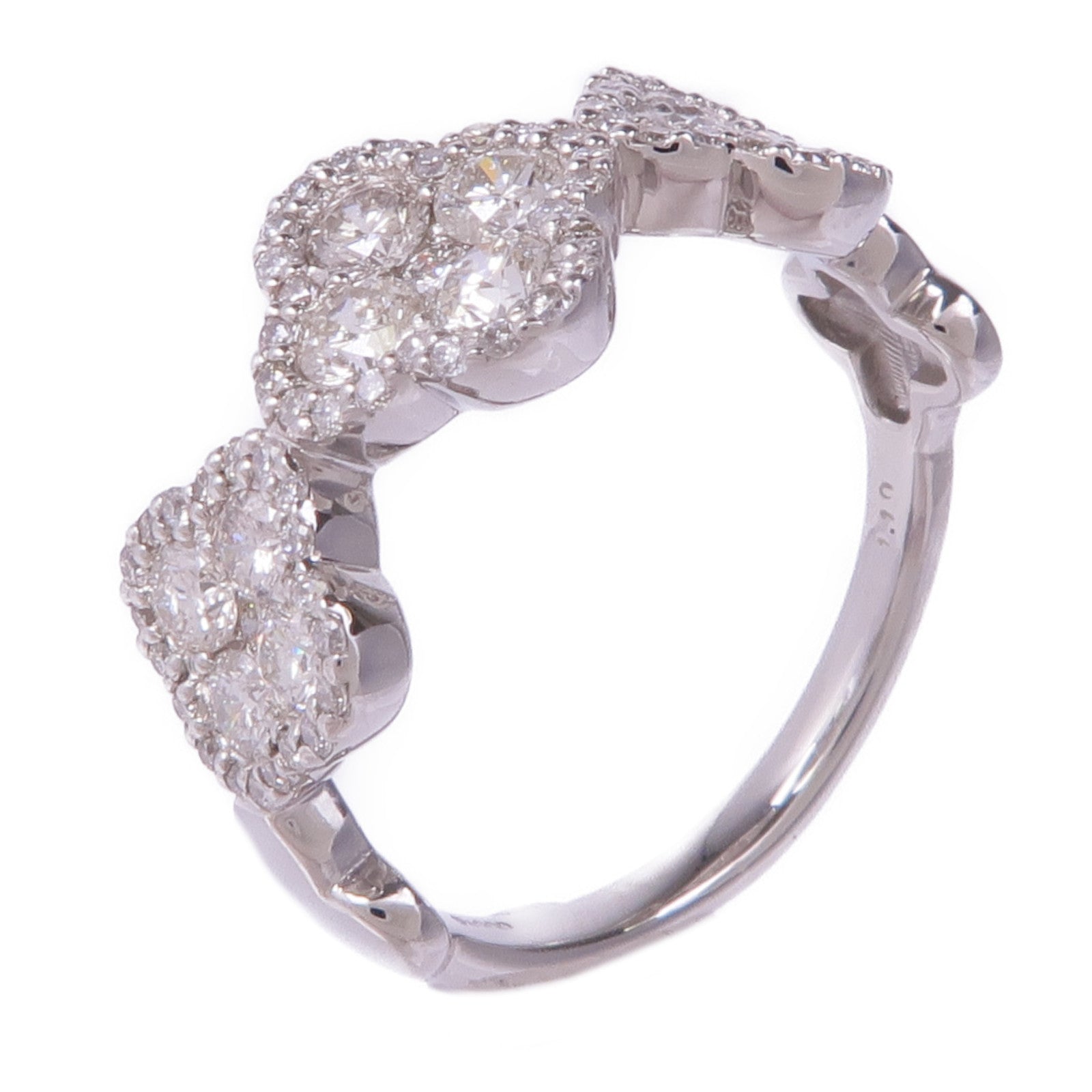 JEWELRY 【激減優惠】PT900鉑金Diamond Ring鑽石戒指US#6.5