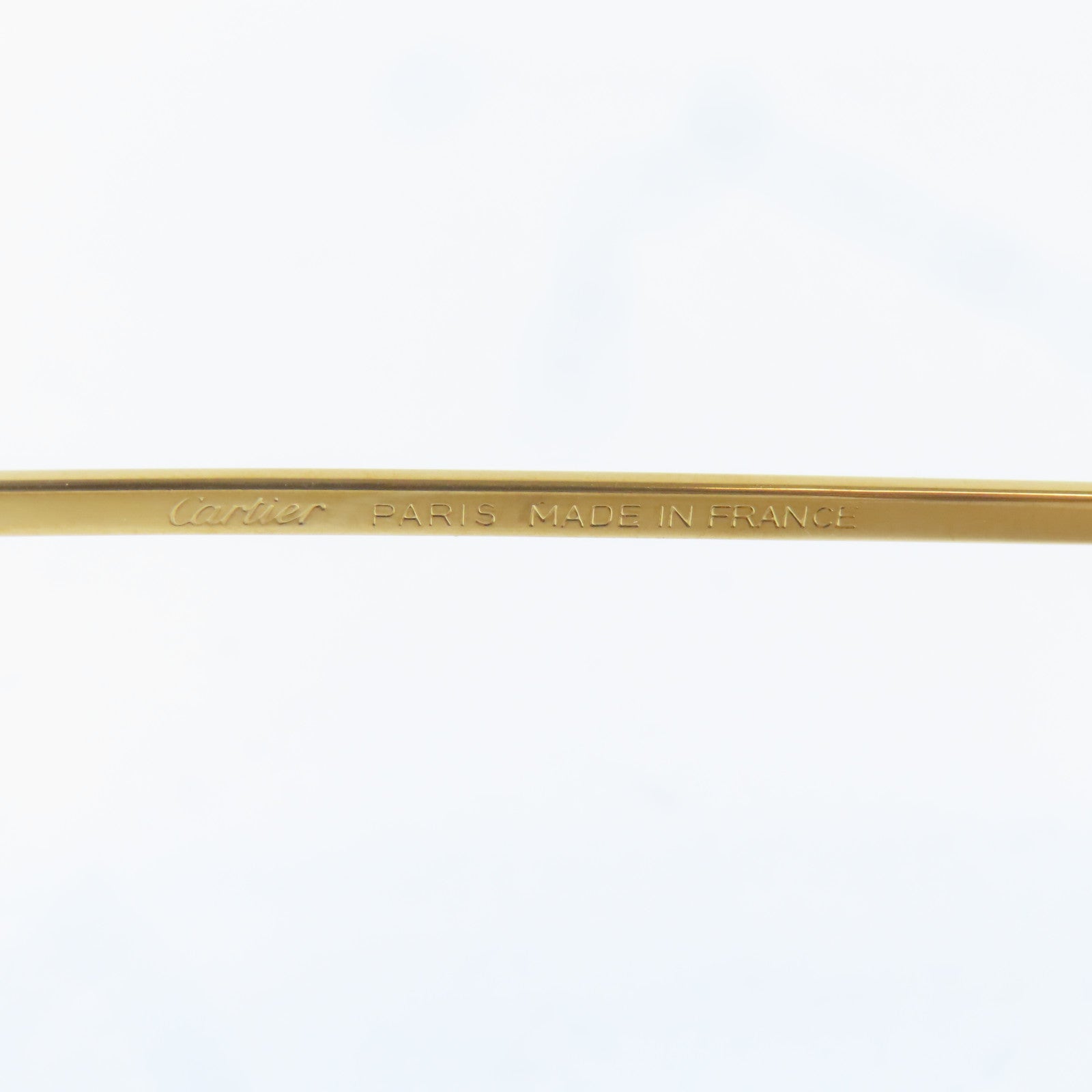 CARTIER 金屬Sunglasses太陽眼鏡金色