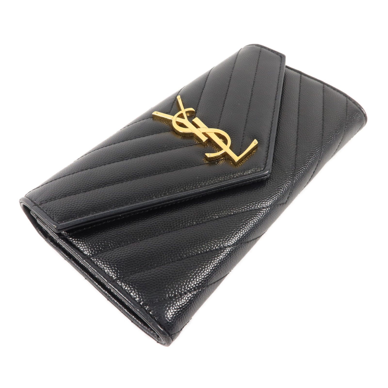 SAINT LAURENT 牛皮皮革Long Wallet長錢包