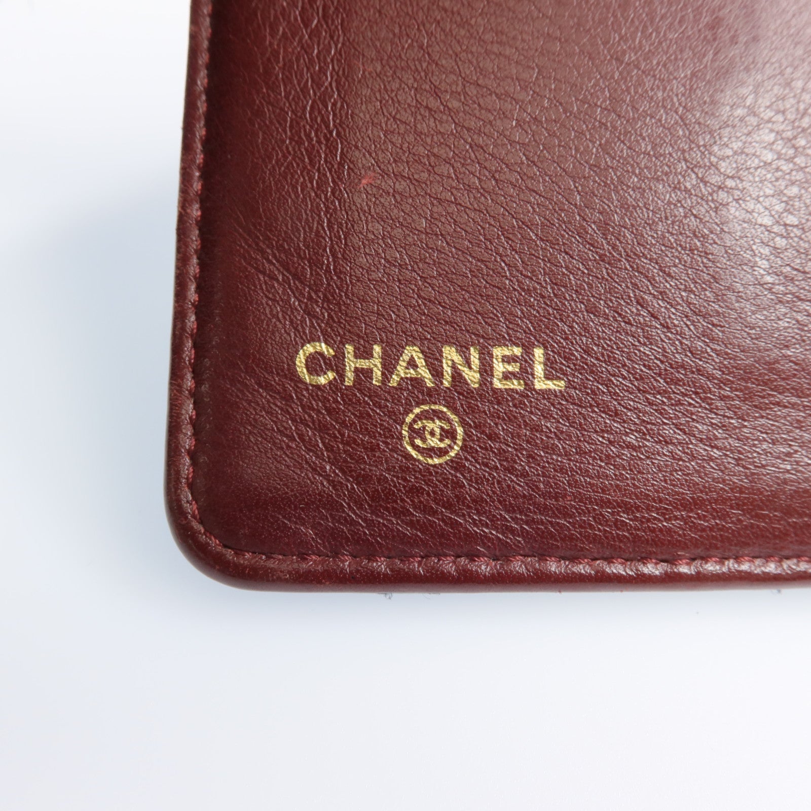 CHANEL 牛皮皮革2.55Wallet金扣錢包