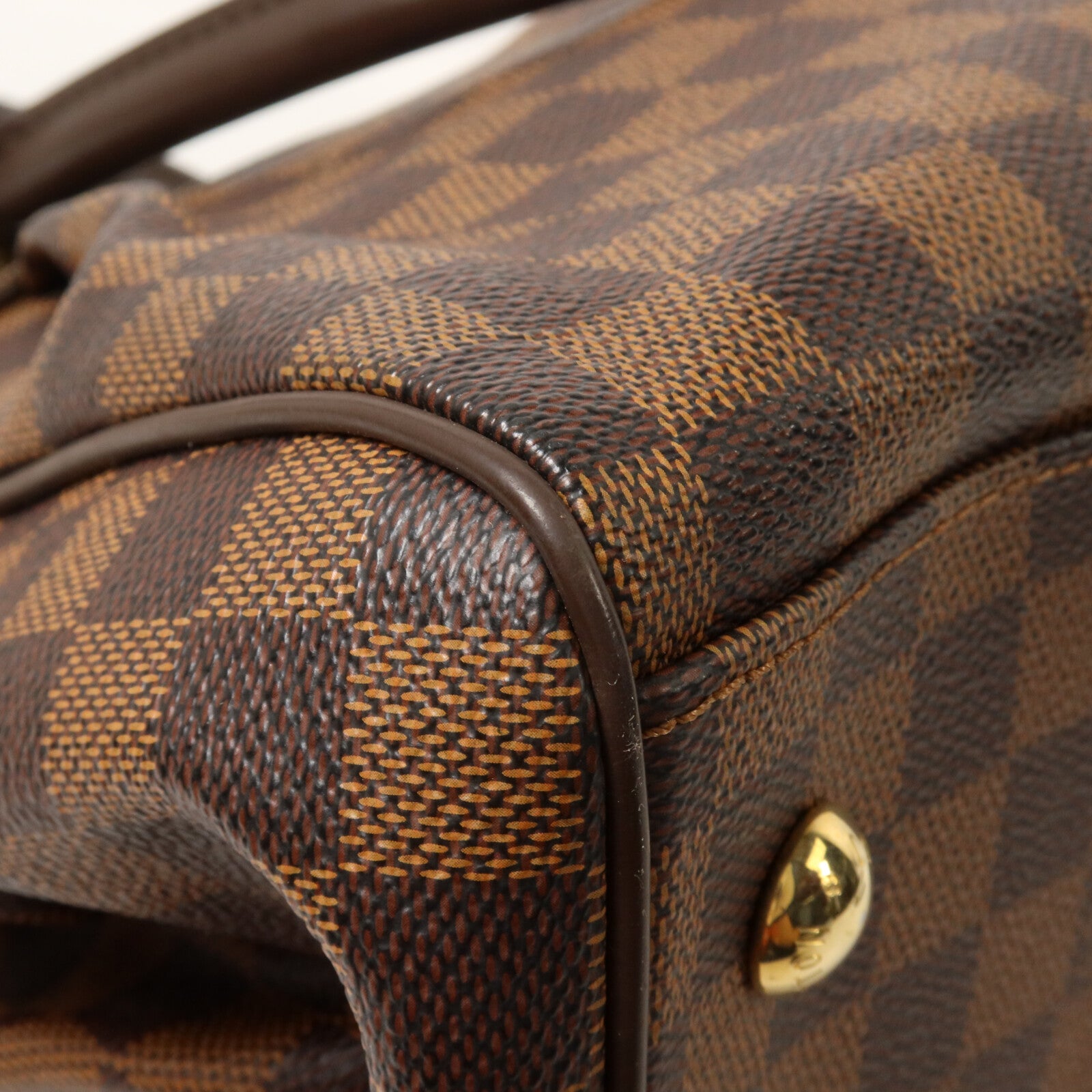 LOUIS VUITTON Damier Trevi PM手挽肩背兩用袋