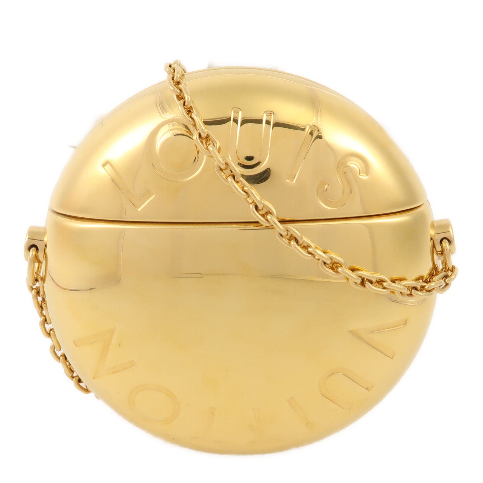 LOUIS VUITTON 金屬Airpop Case With Chain鏈帶耳機套