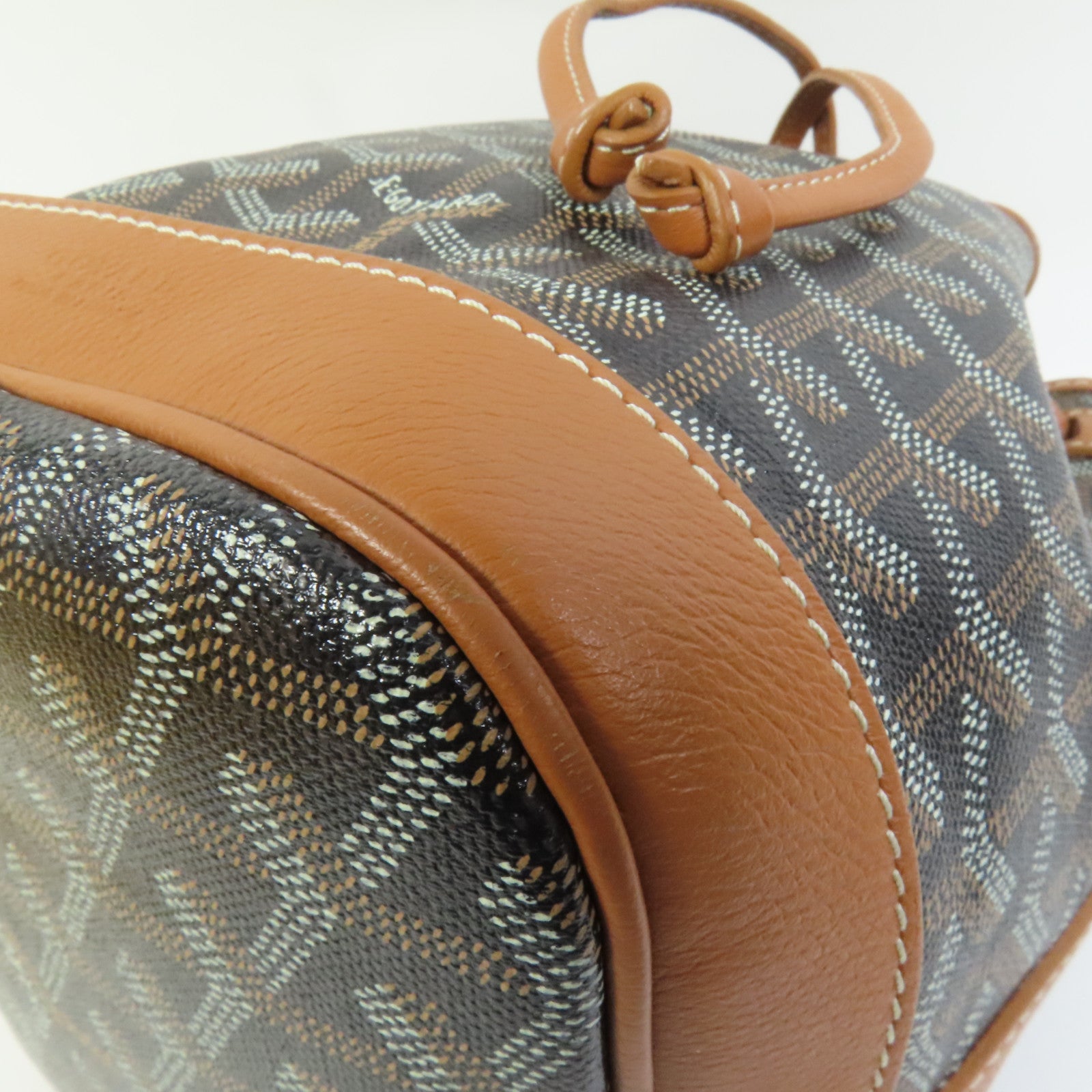 GOYARD 【激減優惠】塗層帆布Petit Flot Bucket Bag肩背袋