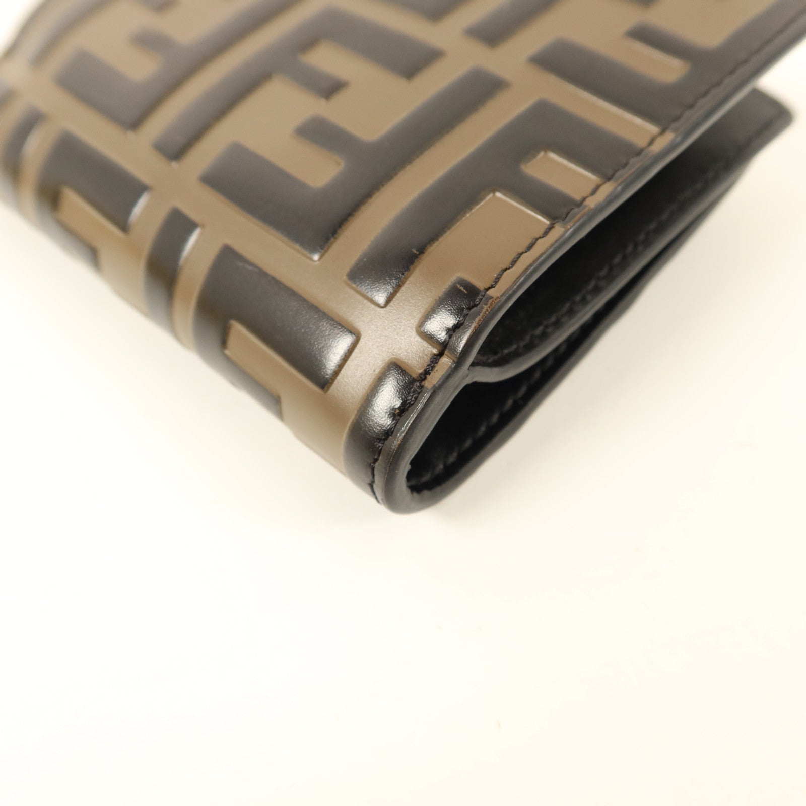 FENDI 牛皮皮革Wallet金扣錢包