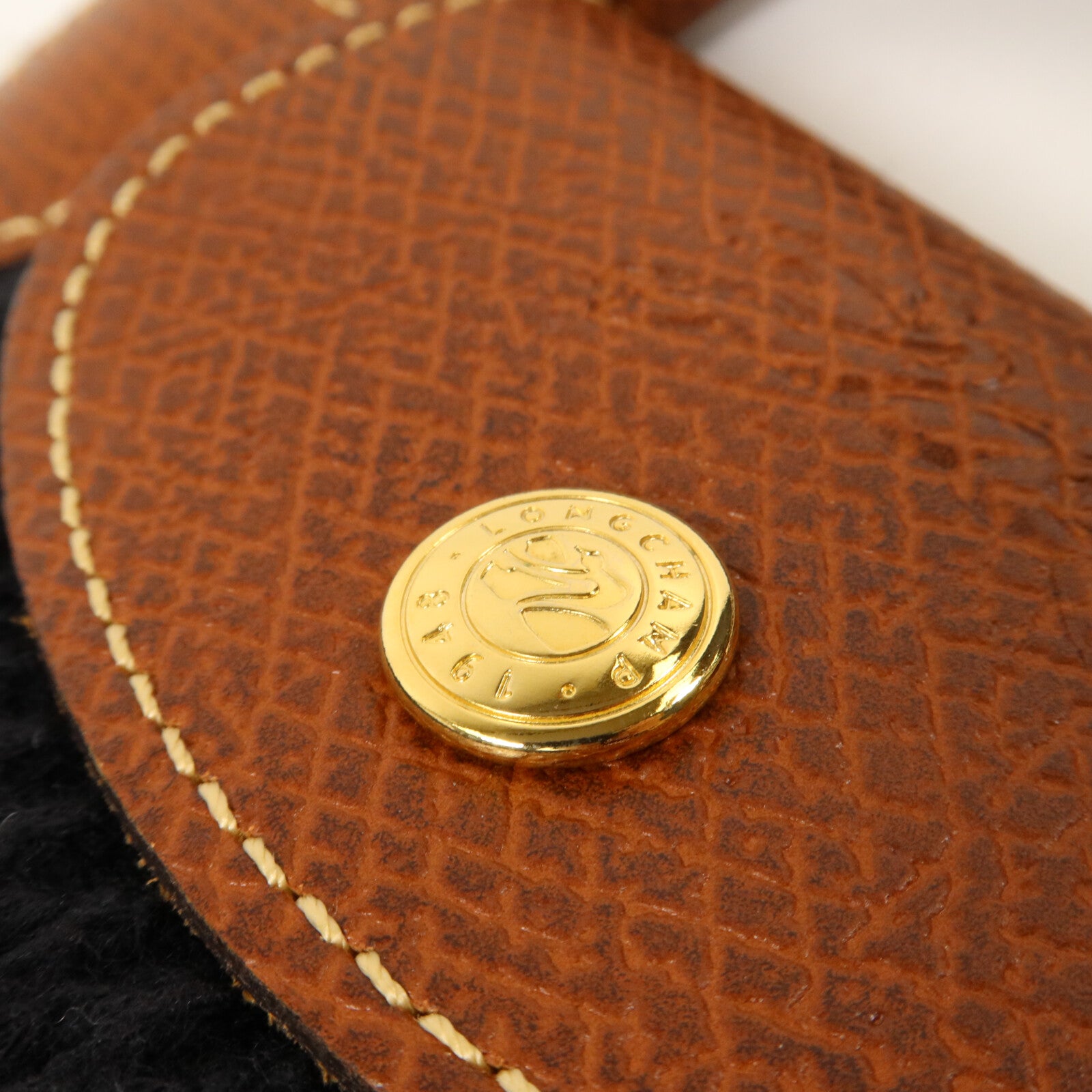 Longchamp 棉質/皮革Le Pliage Filet L手挽肩背兩用袋 定價 HK$680.00