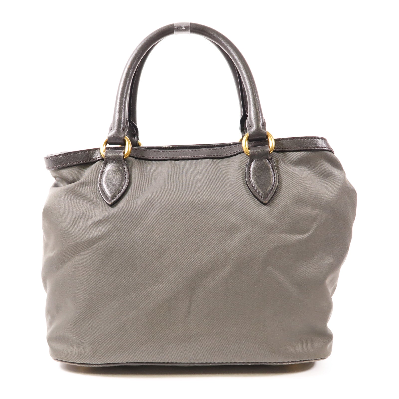 PRADA 帆布2 Way Shoulder金扣手挽肩背兩用袋