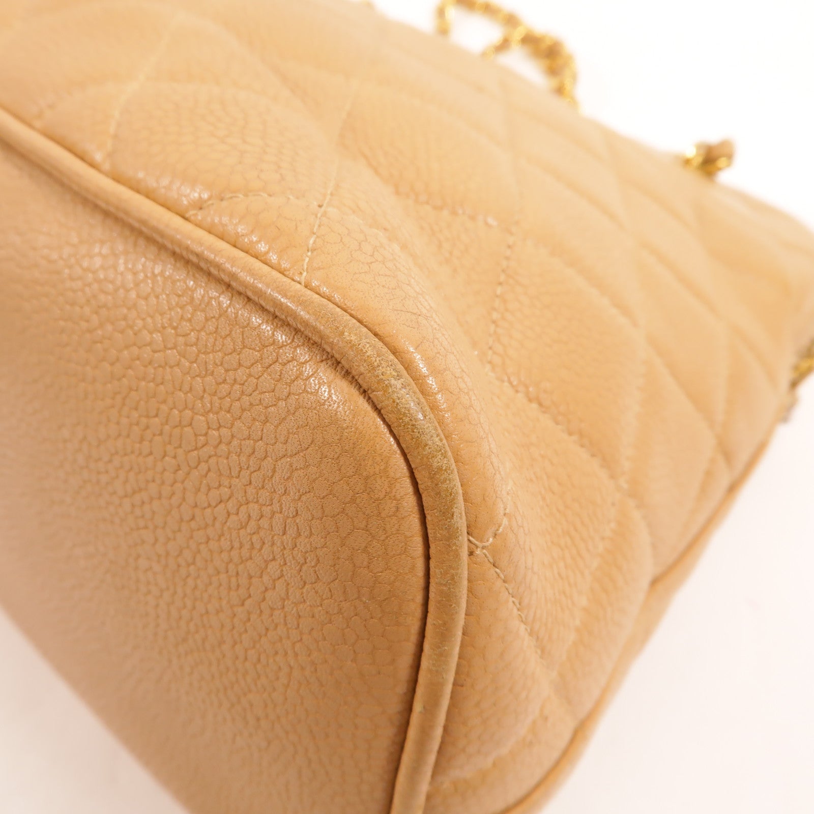 CHANEL 牛皮皮革Vintage Chain Shoudler肩背袋