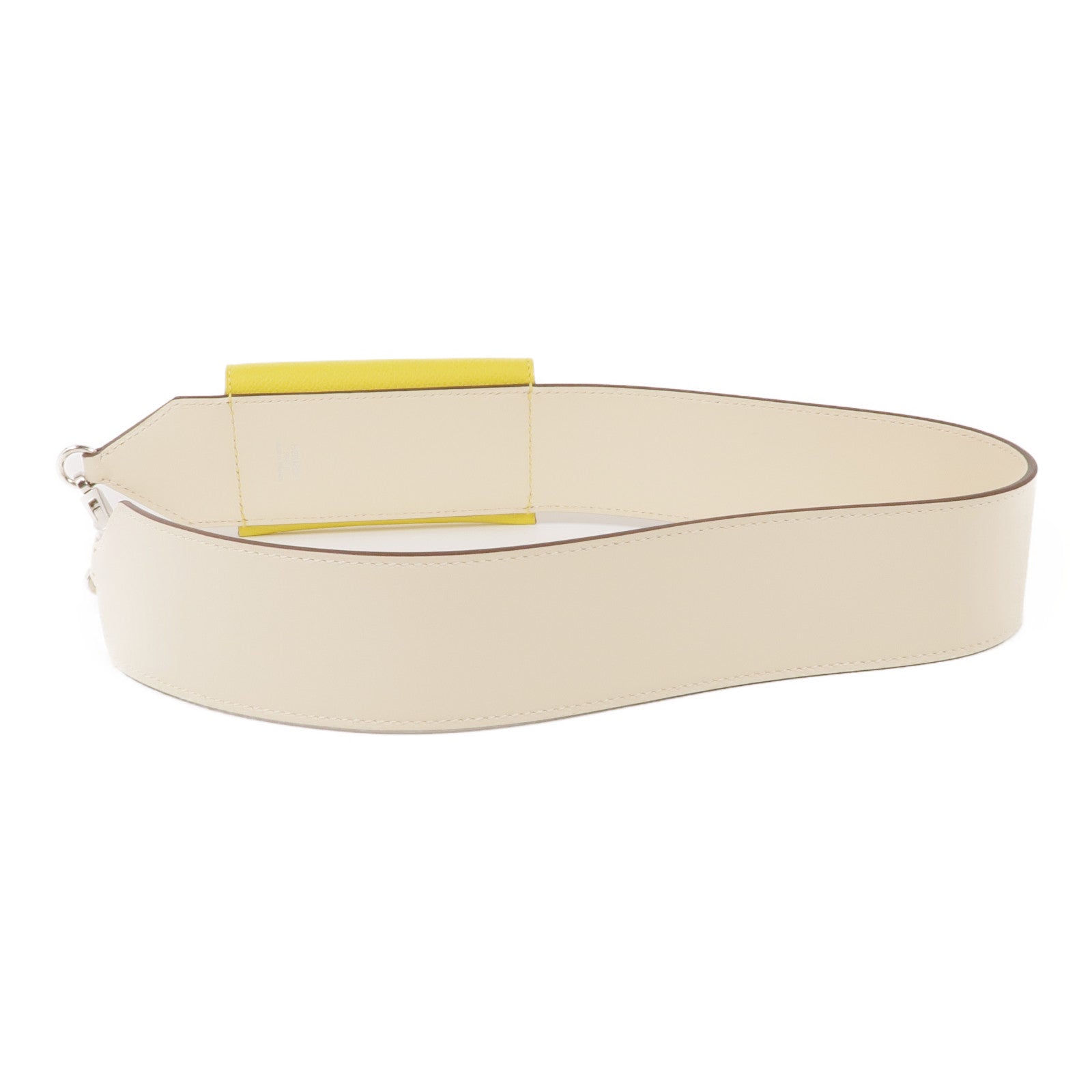 HERMES Swift/Epsom皮革Kelly Pocket Strap銀扣肩帶