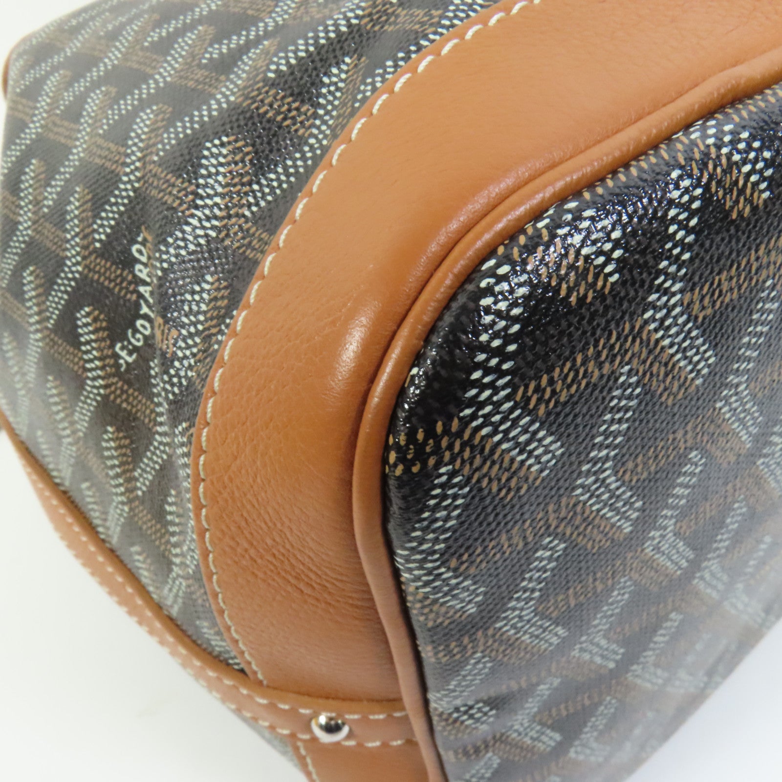 GOYARD 【激減優惠】塗層帆布Petit Flot Bucket Bag肩背袋