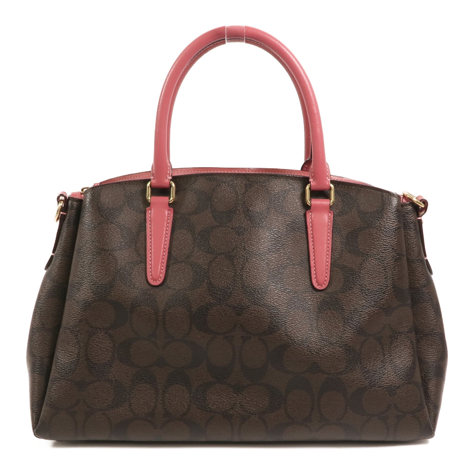 COACH 牛皮皮革2 Way Shoulder Bag手挽肩背兩用袋