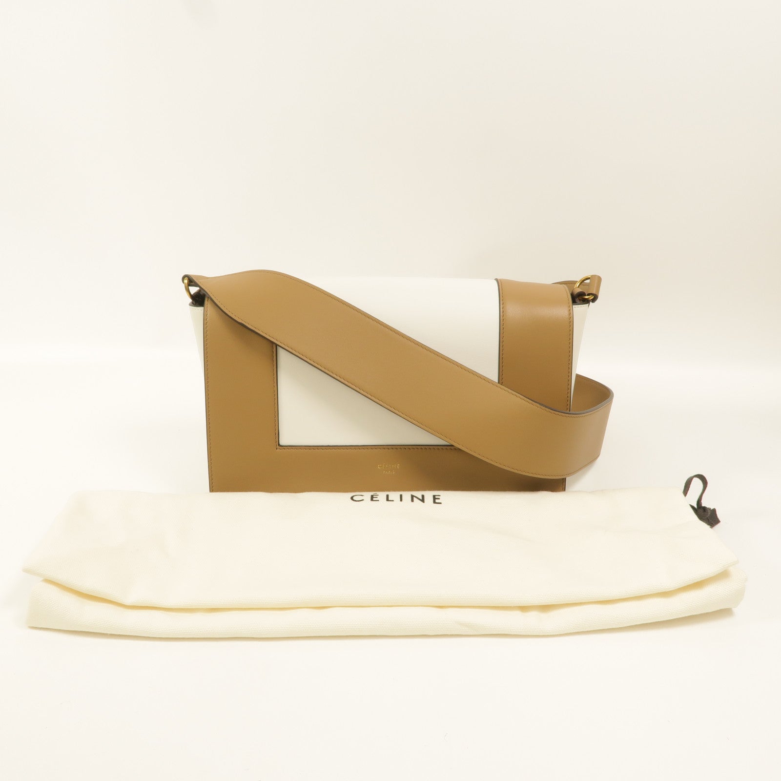 CELINE 牛皮皮革Frame Bag肩背袋