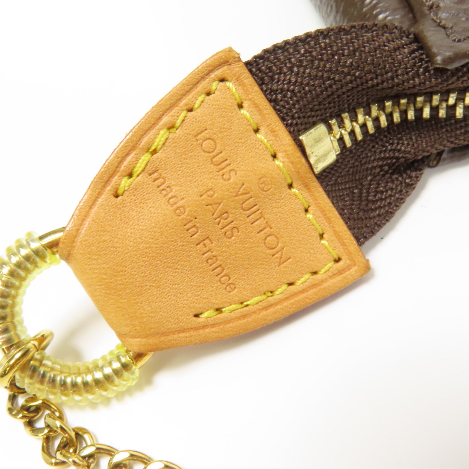 LOUIS VUITTON Monogram Mini Pochette Accessoires金扣手挽袋