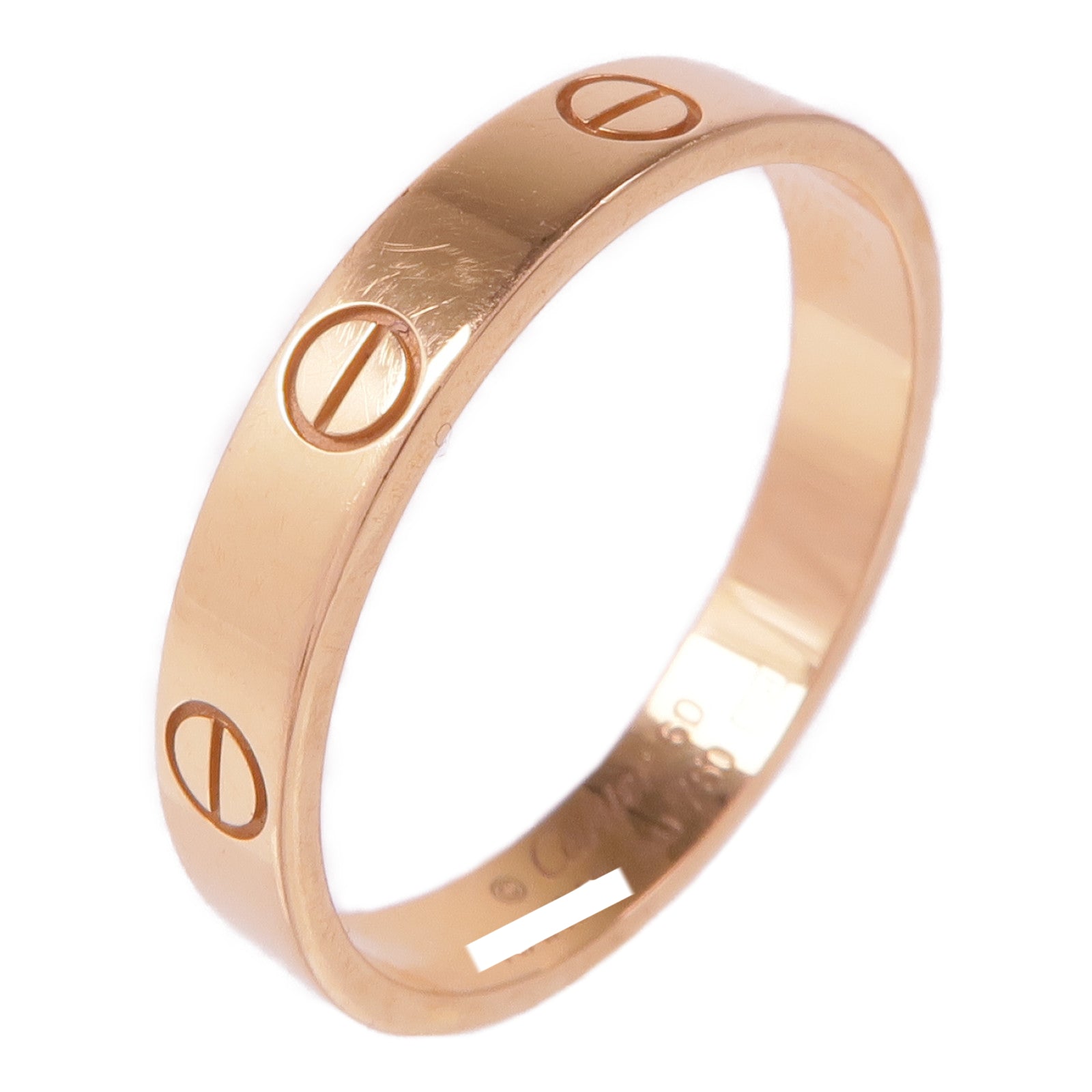 CARTIER 18K玫瑰金Love Ring戒指Cartier#60/US#9