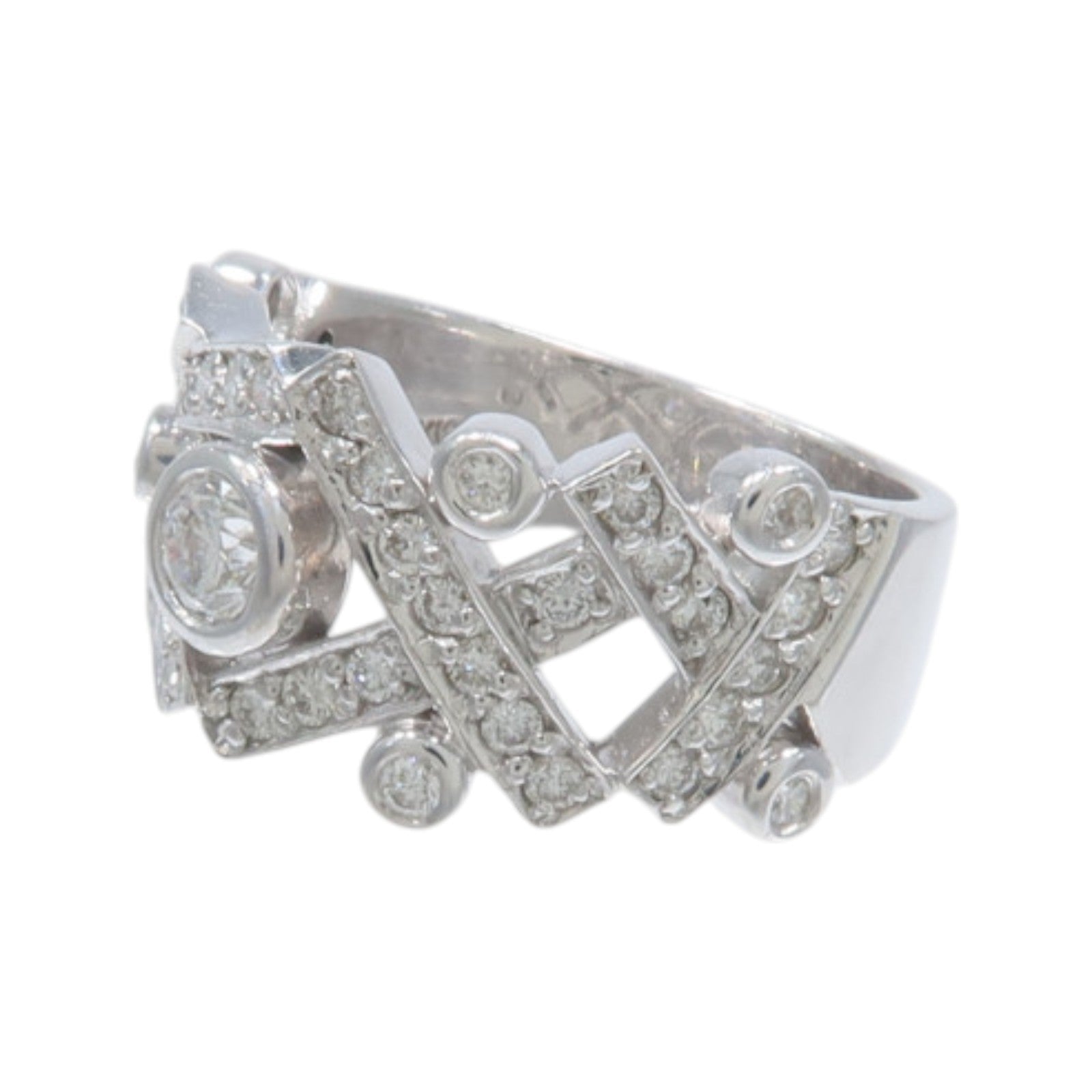 JEWELRY 18K白金Diamond Ring鑽石戒指