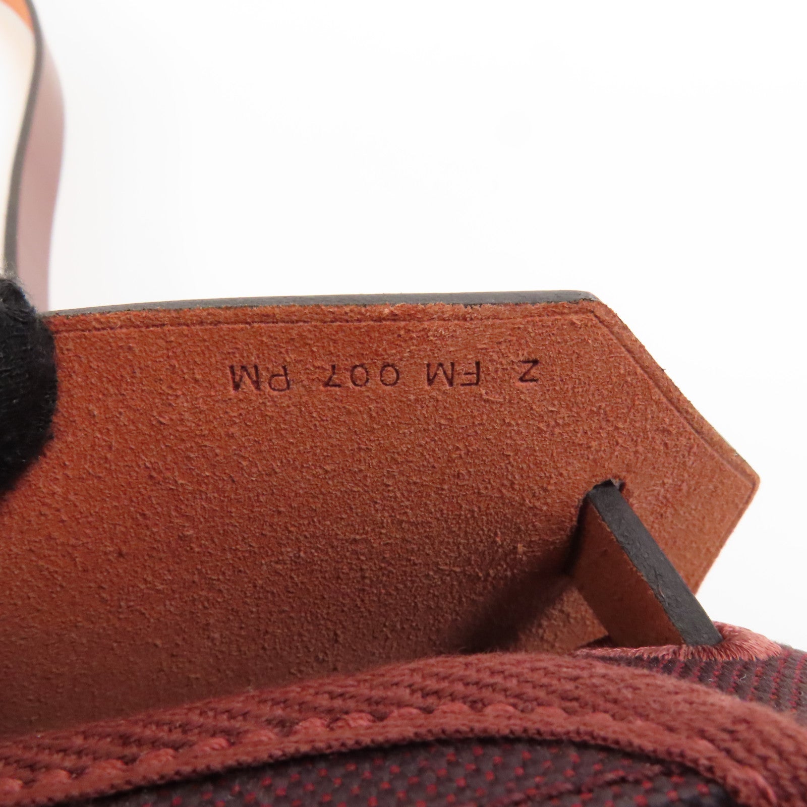 HERMES 帆布Herbag PM手挽肩背兩用袋Rouge Sellier