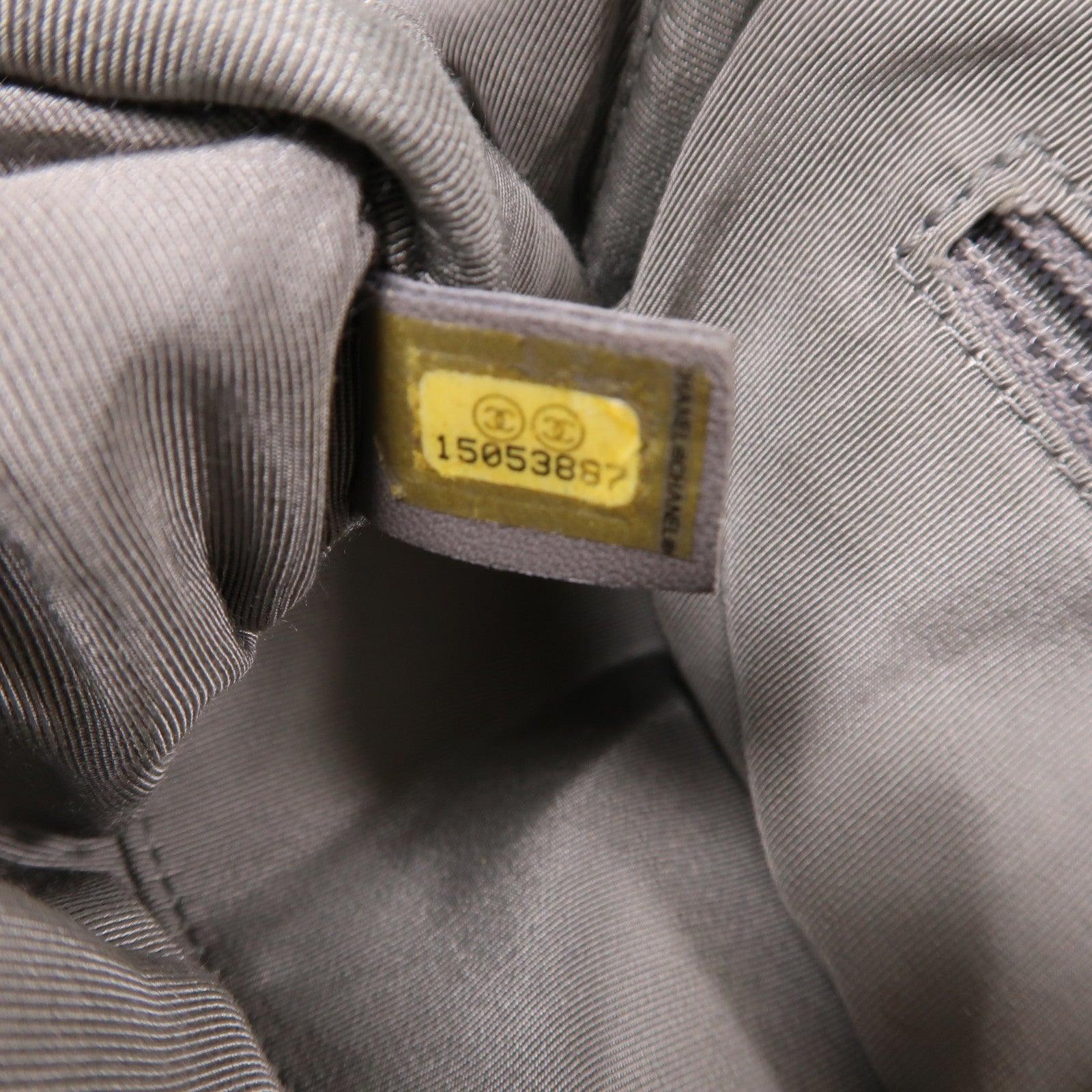 CHANEL 牛皮皮革Chain Shoulder銀扣鏈帶肩背袋