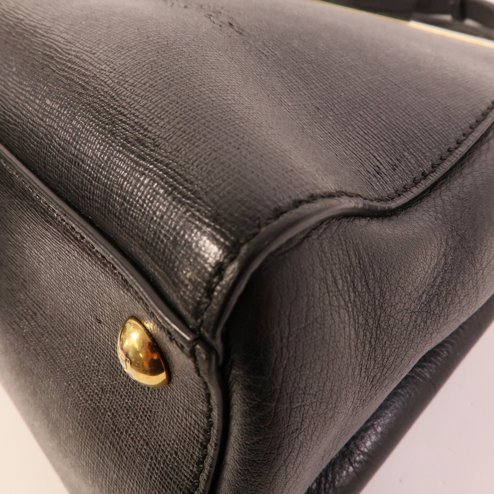 FENDI 牛皮皮革Petite 2Jours手挽肩背兩用袋