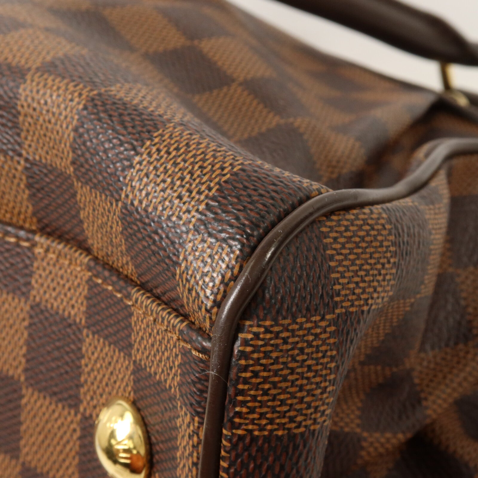 LOUIS VUITTON Damier Trevi PM手挽肩背兩用袋