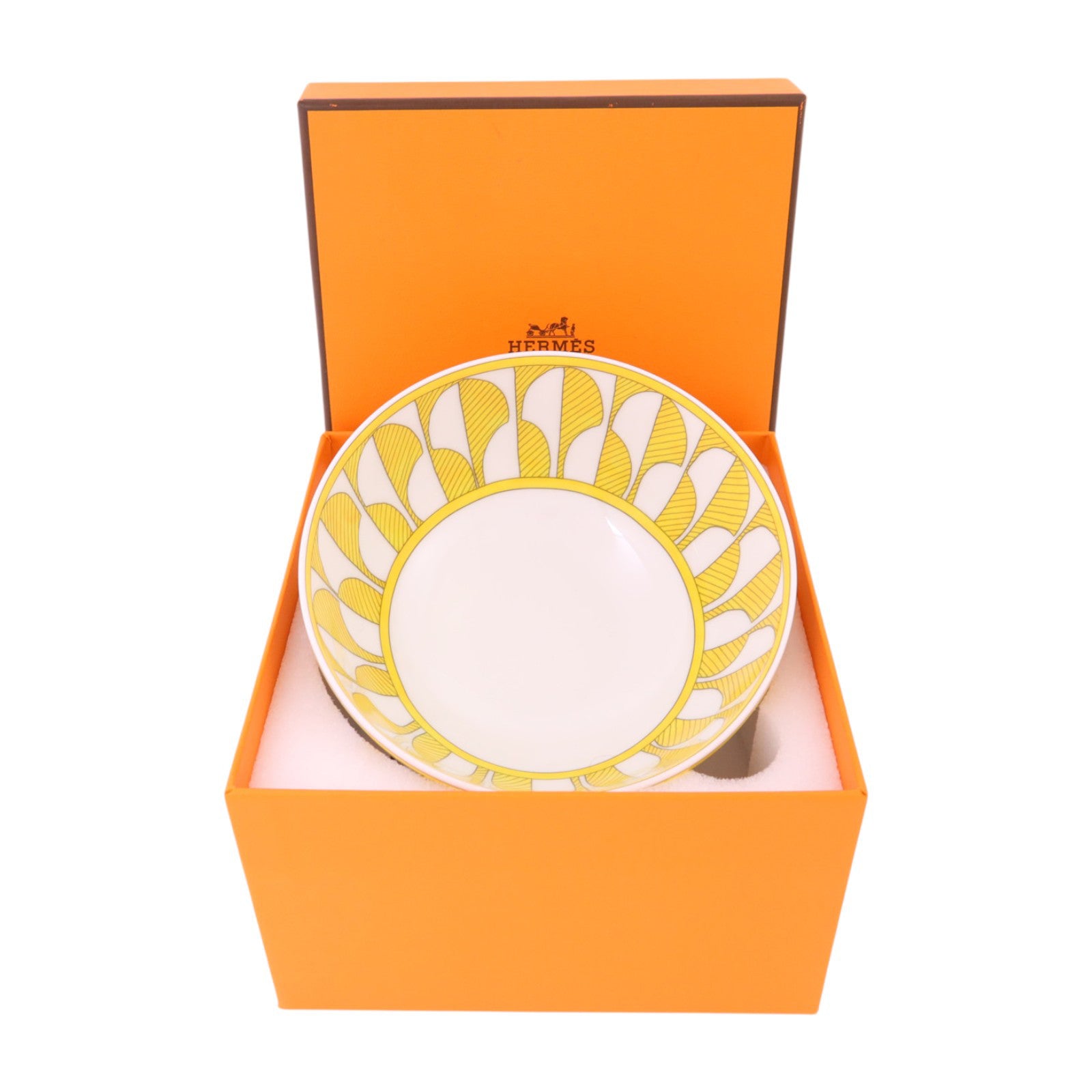 HERMES 陶瓷Soleil d'Hermes Medium Model Bowl陶瓷碗