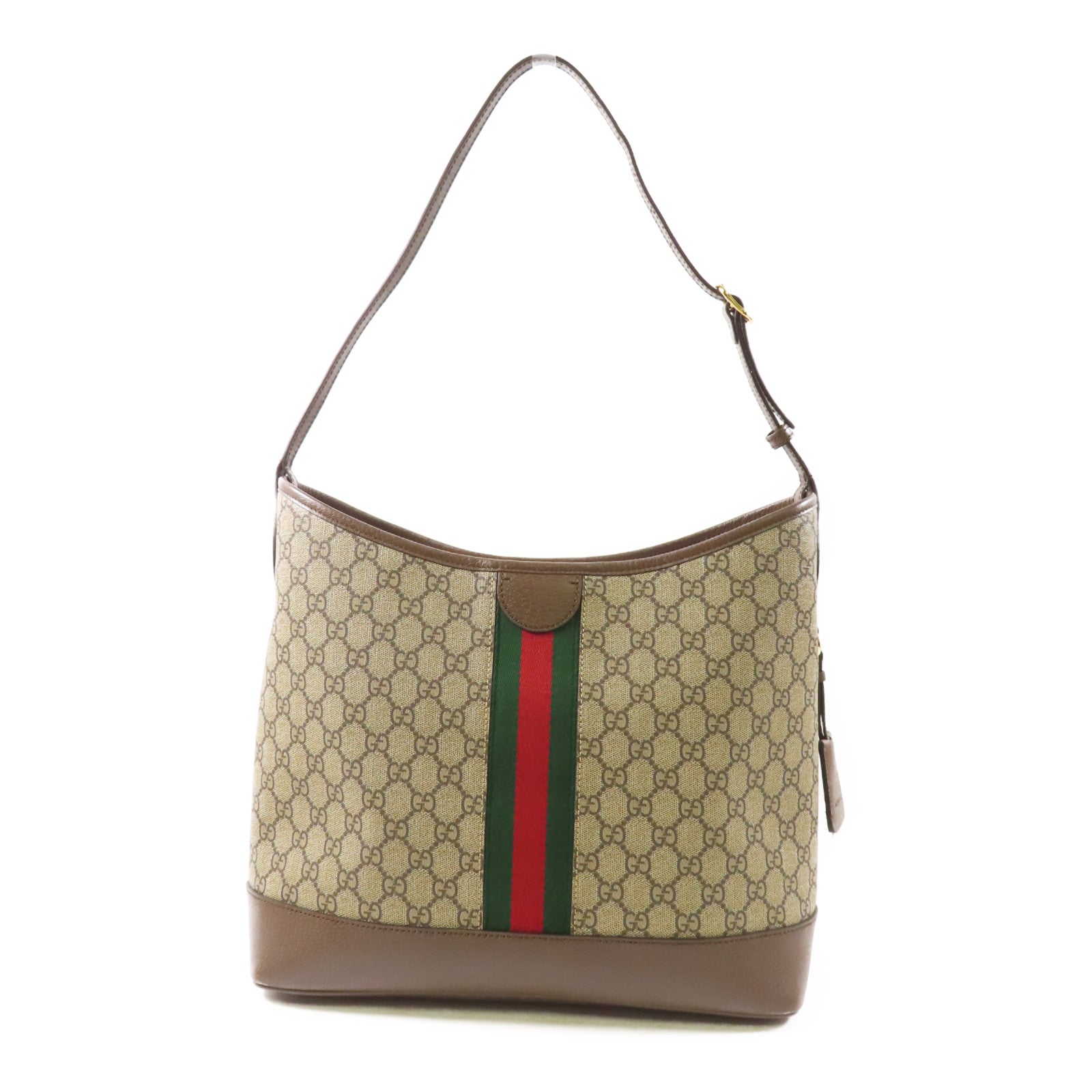 GUCCI 塗層帆布Supreme Ophidia金扣肩背袋