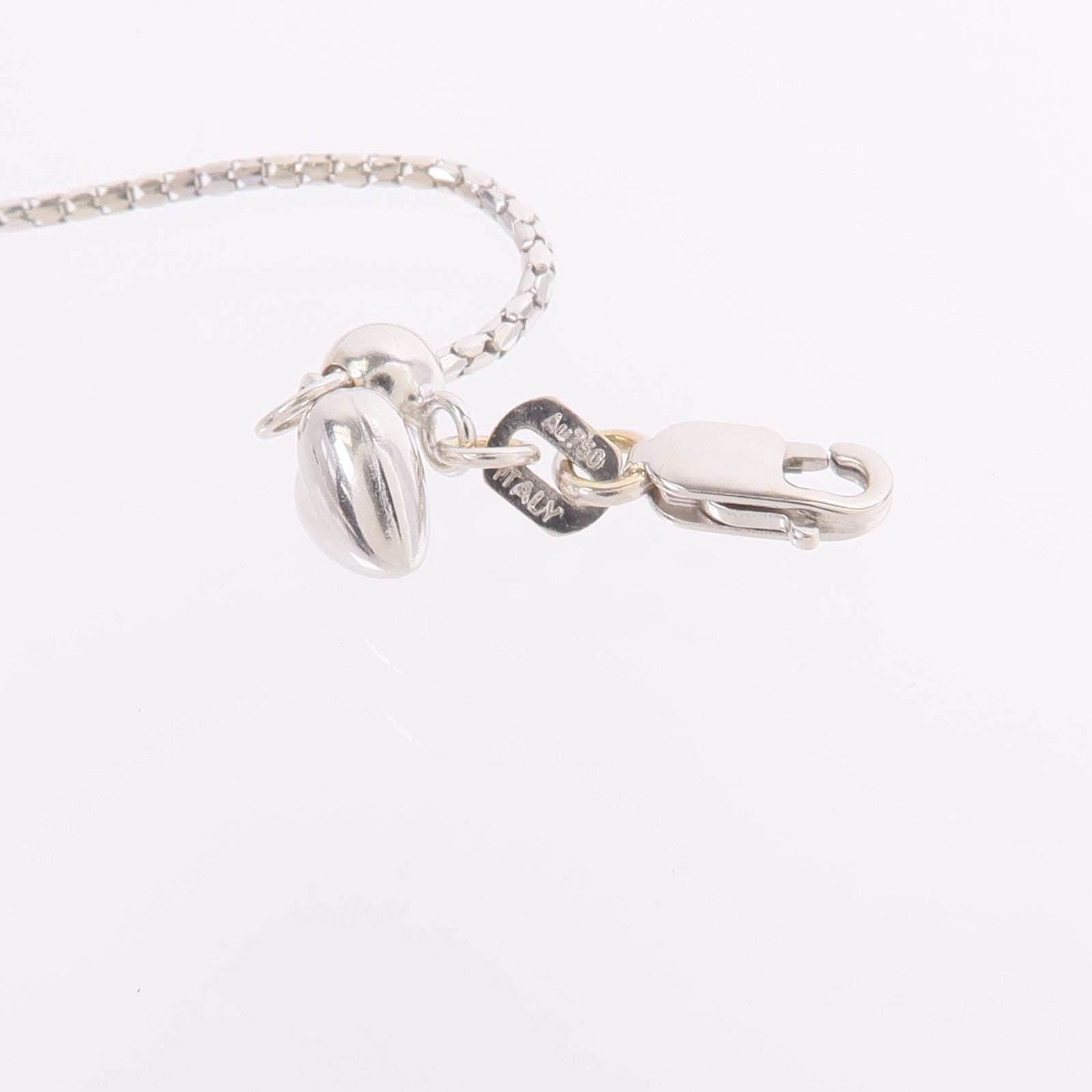 JEWELRY 18K白金Jade Diamond Necklace翡翠/鑽石項鍊