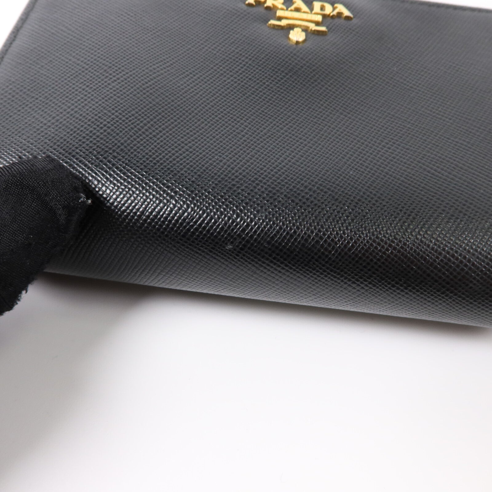 PRADA Saffiano皮革Bifold Wallet錢包