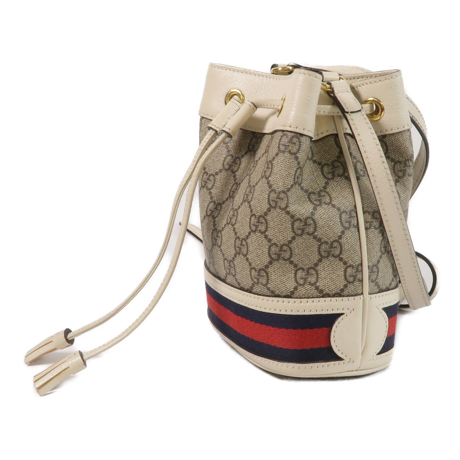 GUCCI 塗層帆布Ophidia GG Mini Bucket Bag肩背袋
