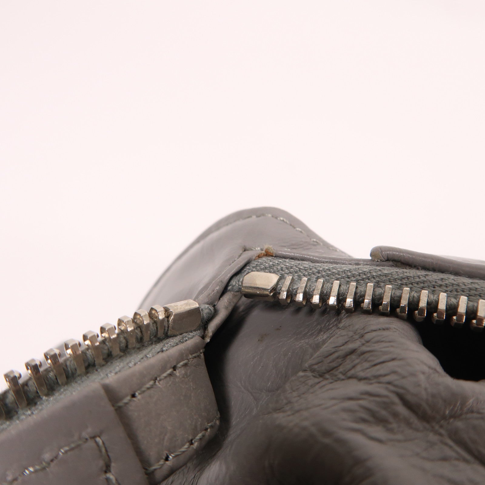 CHANEL 牛皮皮革Chain Shoulder銀扣鏈帶肩背袋