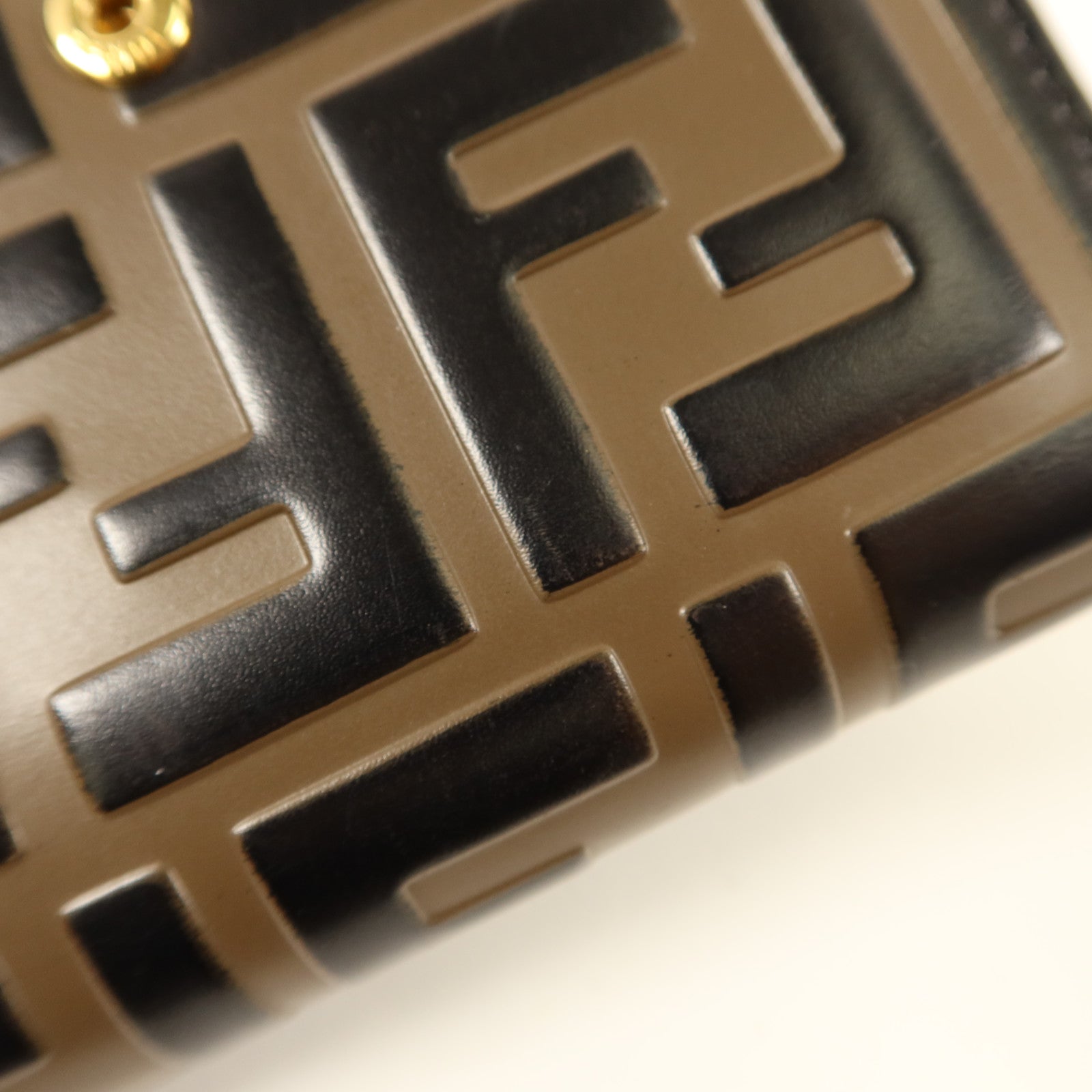 FENDI 牛皮皮革Wallet金扣錢包