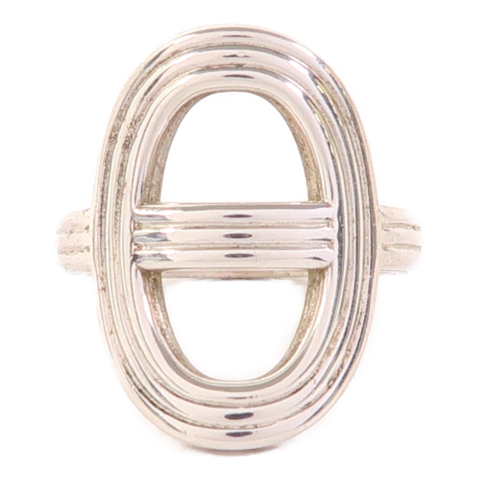 HERMES 925純銀Chaine D Ancre戒指US#6