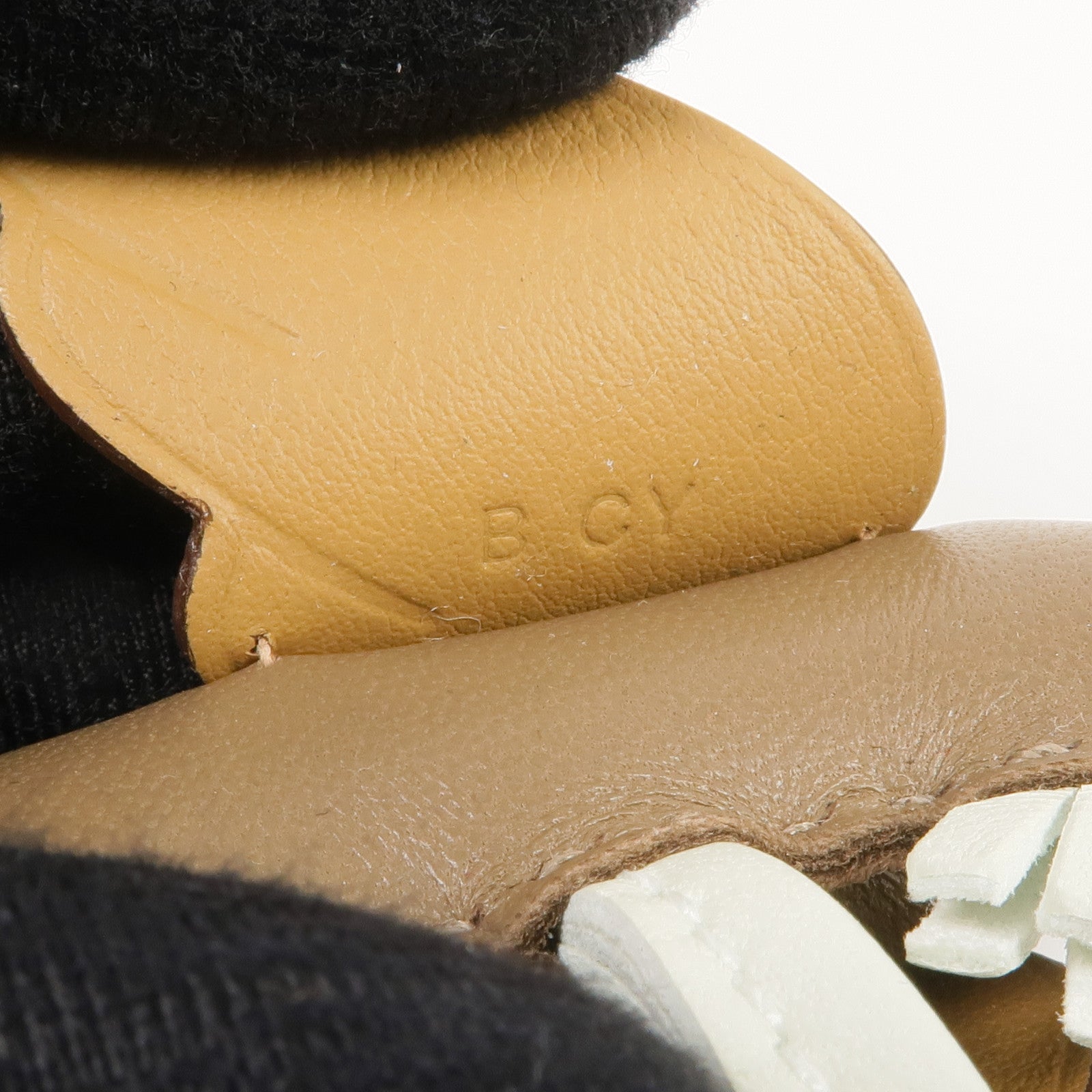 HERMES Milo皮革/Swift皮革Rodeo Pegase PM Charm掛飾Etoupe