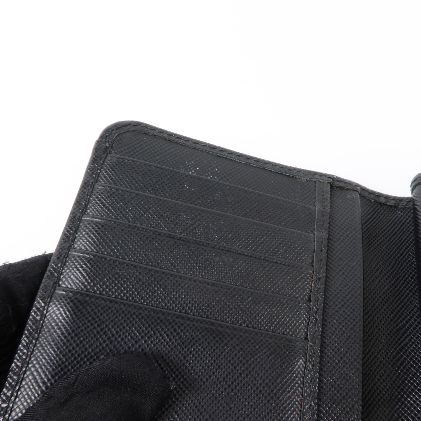 PRADA Saffiano皮革Bifold Wallet錢包