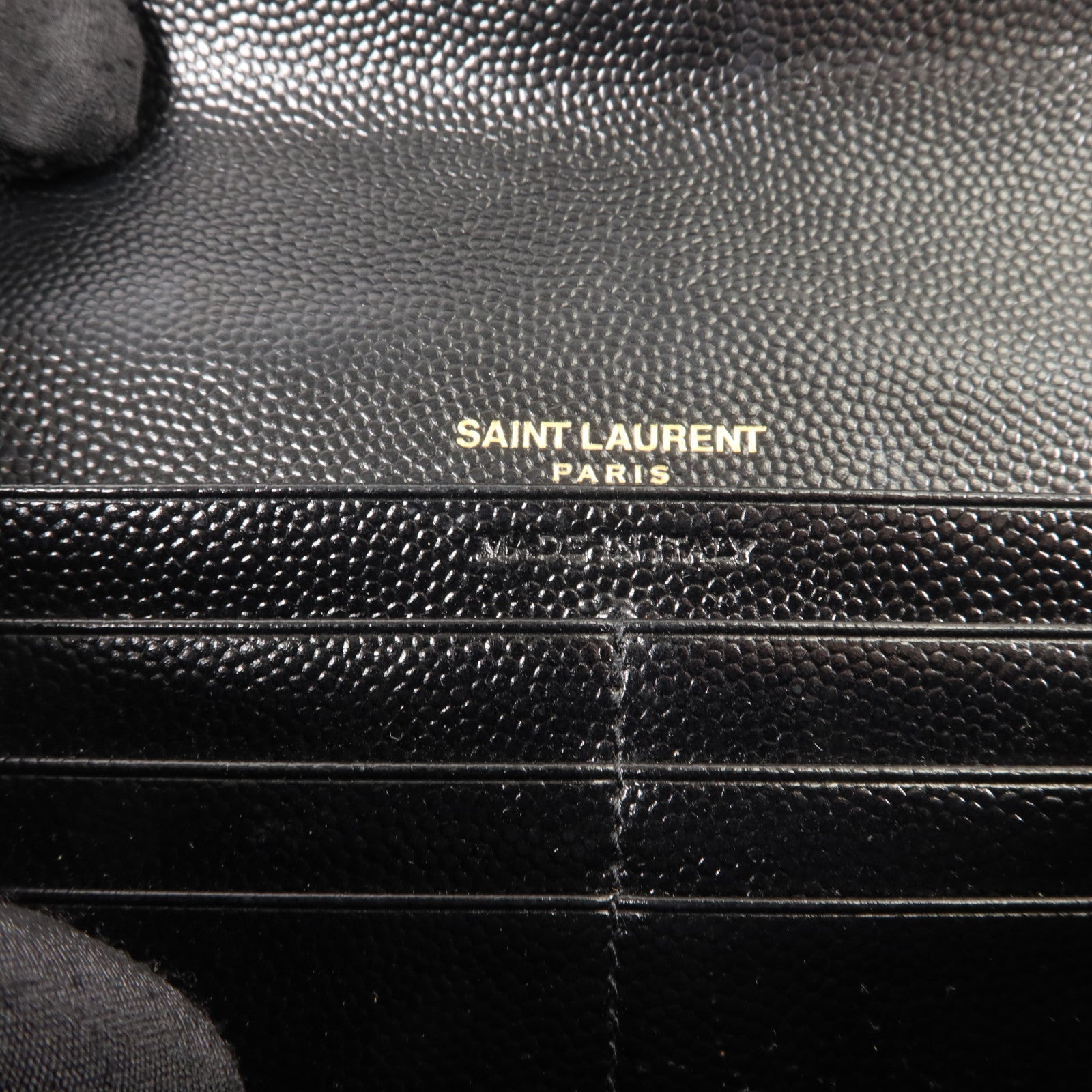 SAINT LAURENT 牛皮皮革Long Wallet長錢包