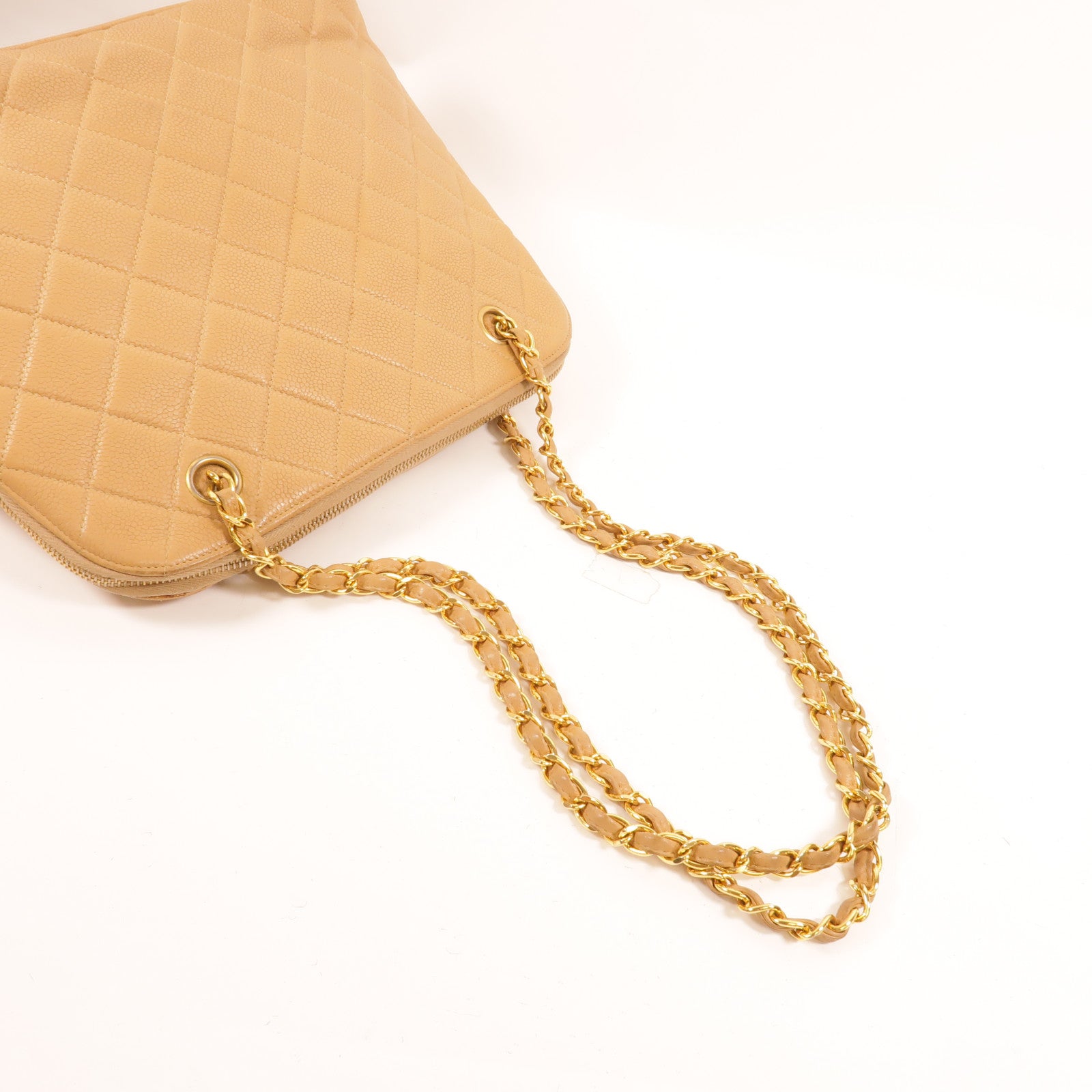 CHANEL 牛皮皮革Vintage Chain Shoudler肩背袋