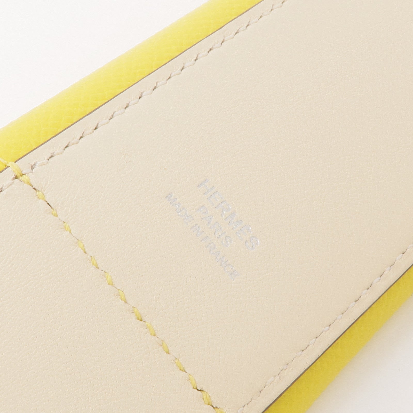 HERMES Swift/Epsom皮革Kelly Pocket Strap銀扣肩帶