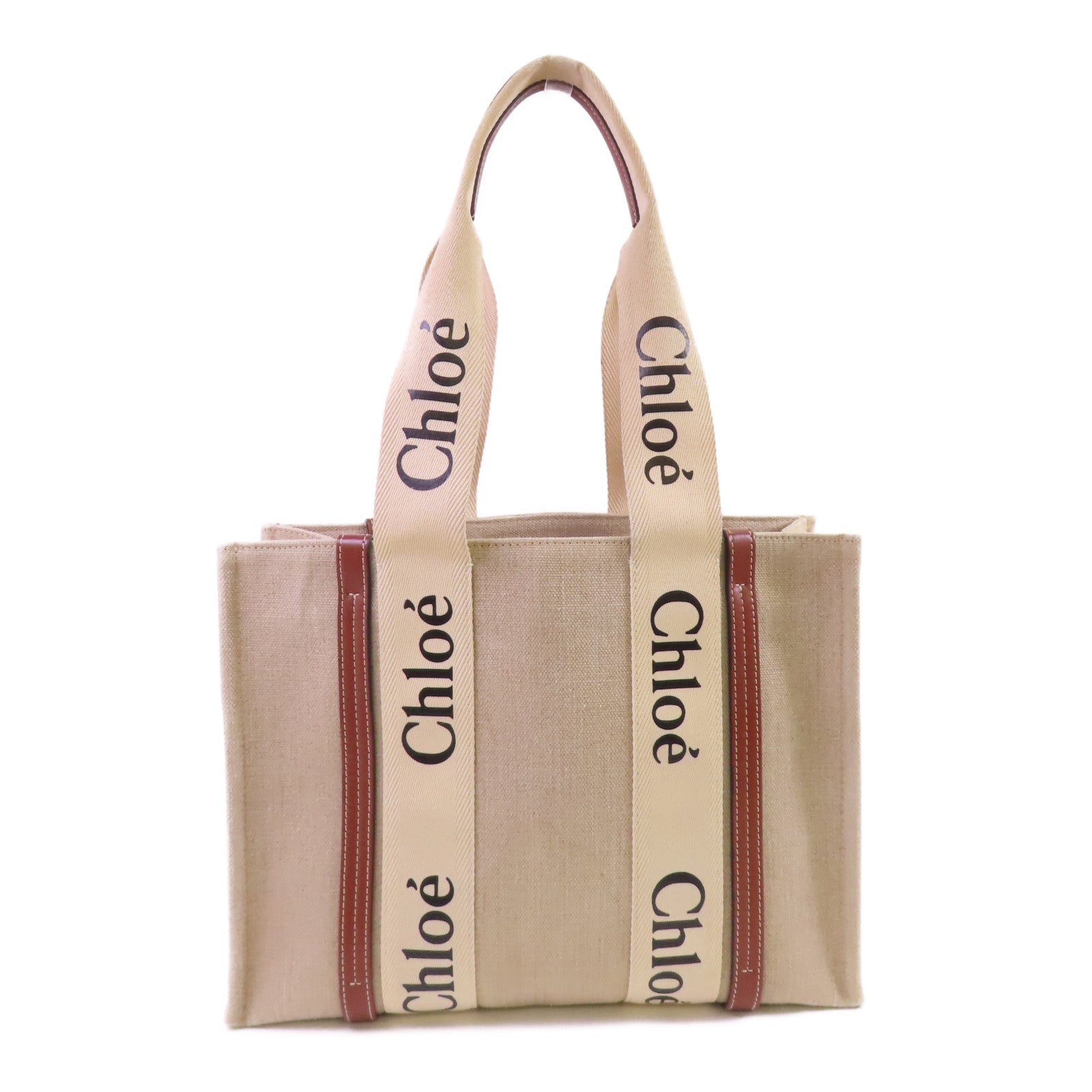 Chloe 【激減優惠】帆布Woody Tote Bag肩背袋