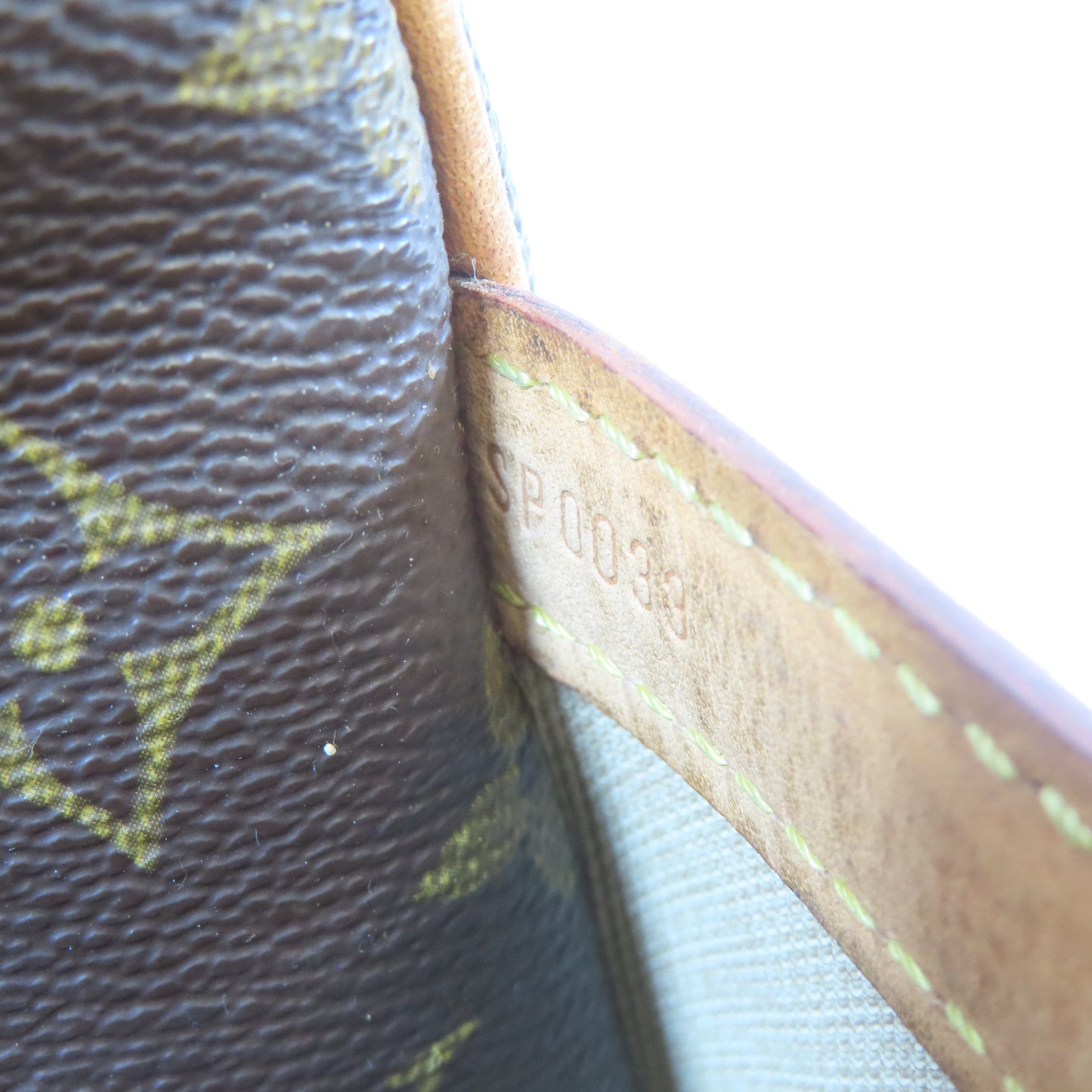 LOUIS VUITTON Monogram Reporter PM金扣肩背袋啡色