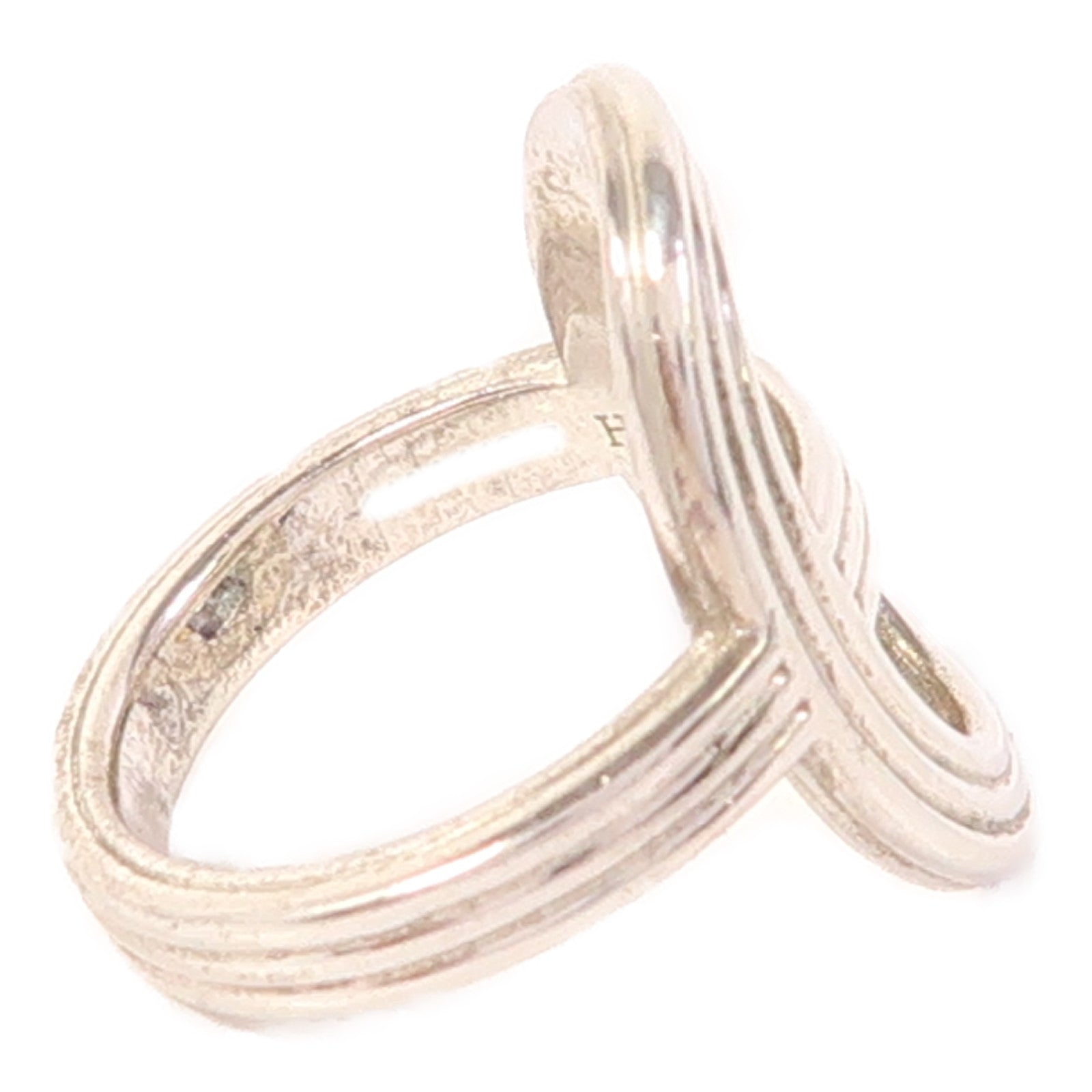 HERMES 925純銀Chaine D Ancre戒指US#6