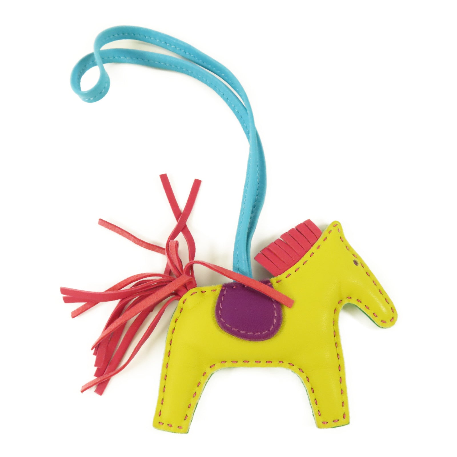 HERMES Milo皮革Rodeo PM掛飾