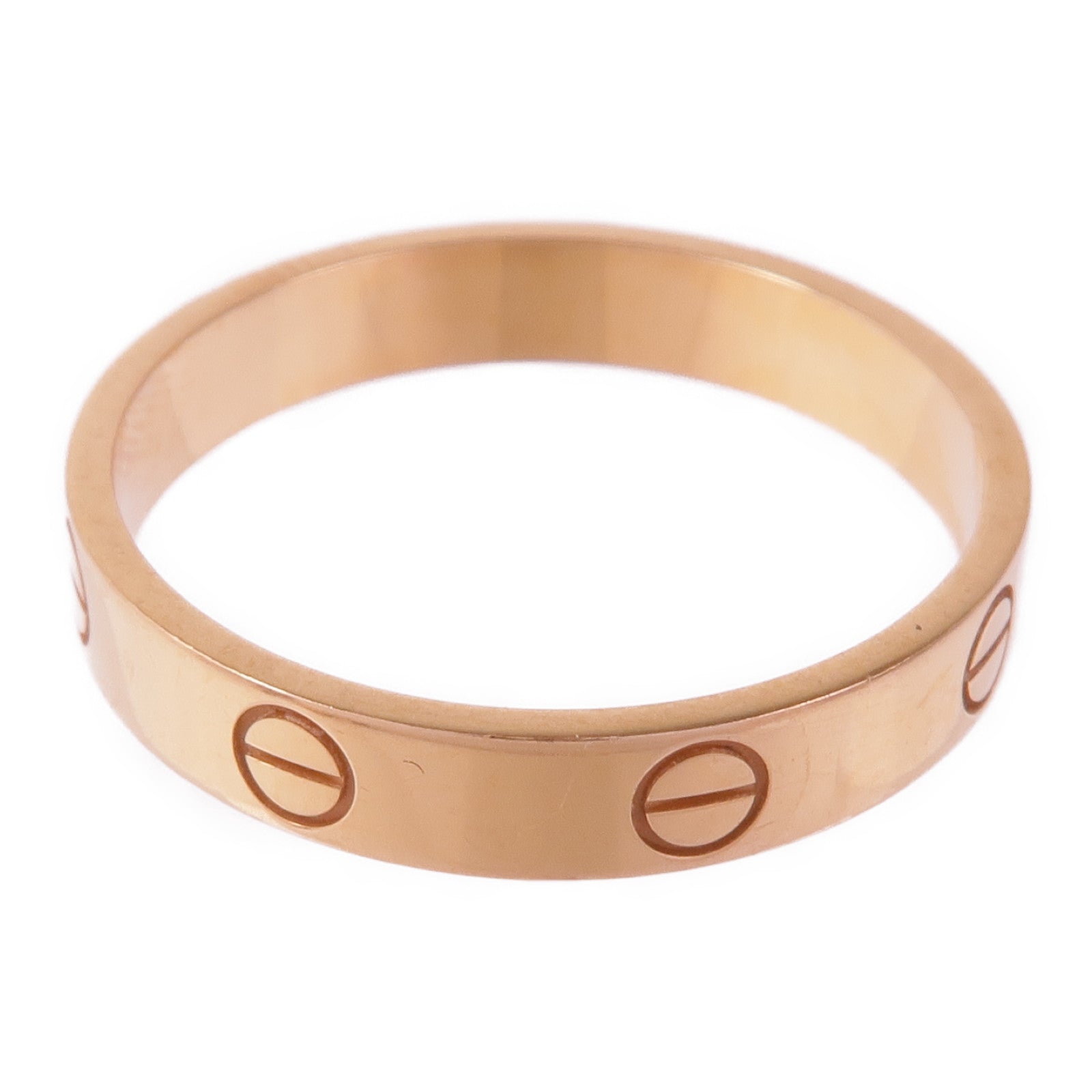 CARTIER 18K玫瑰金Love Ring戒指Cartier#60/US#9