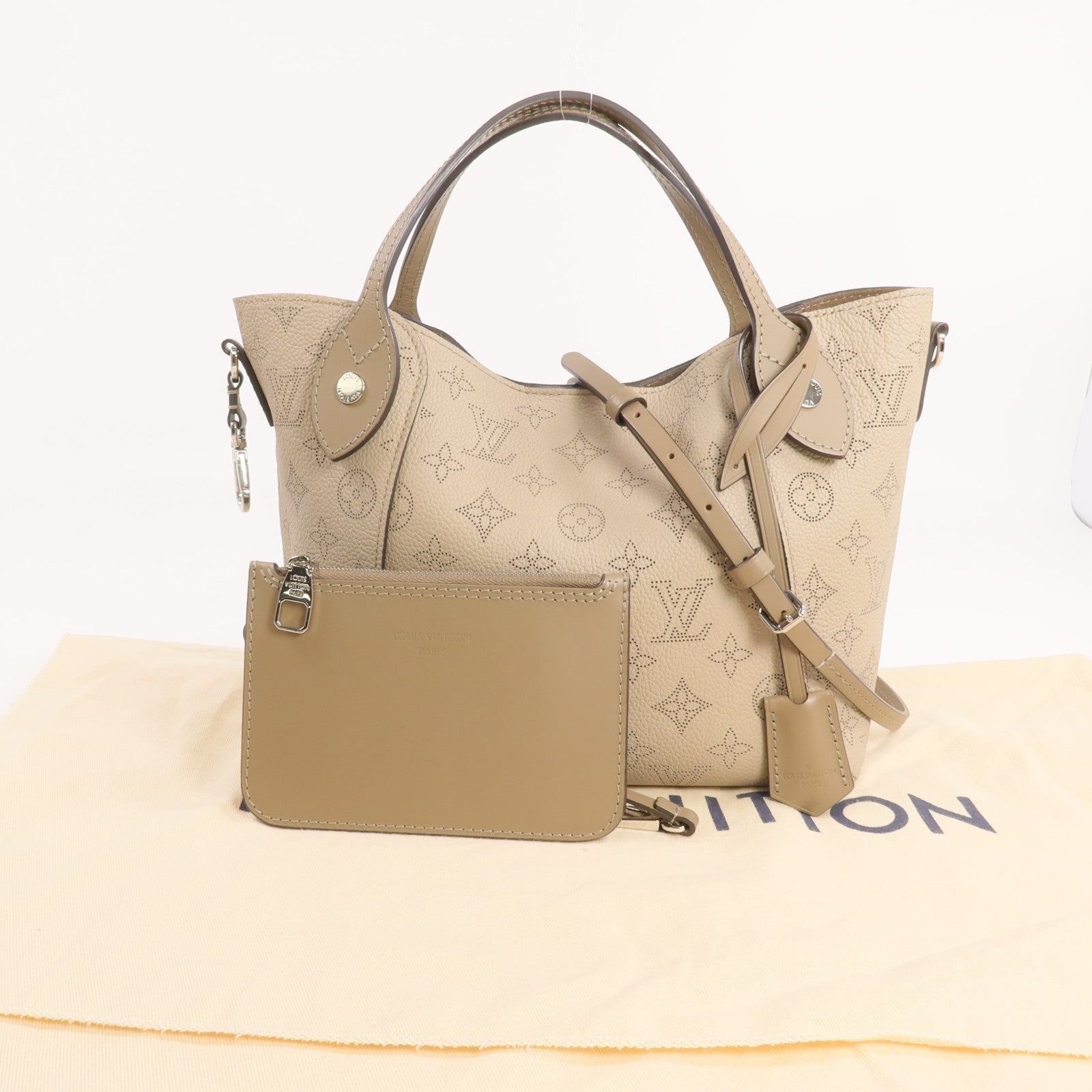 LOUIS VUITTON Mahina Hina PM銀扣手挽肩背兩用袋