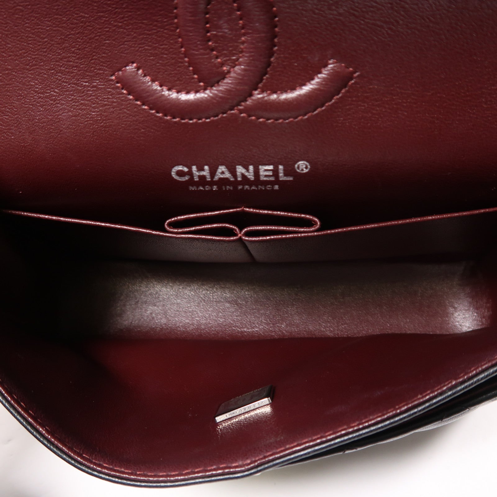 CHANEL 羊皮皮革Classic 23銀扣鏈帶肩背袋