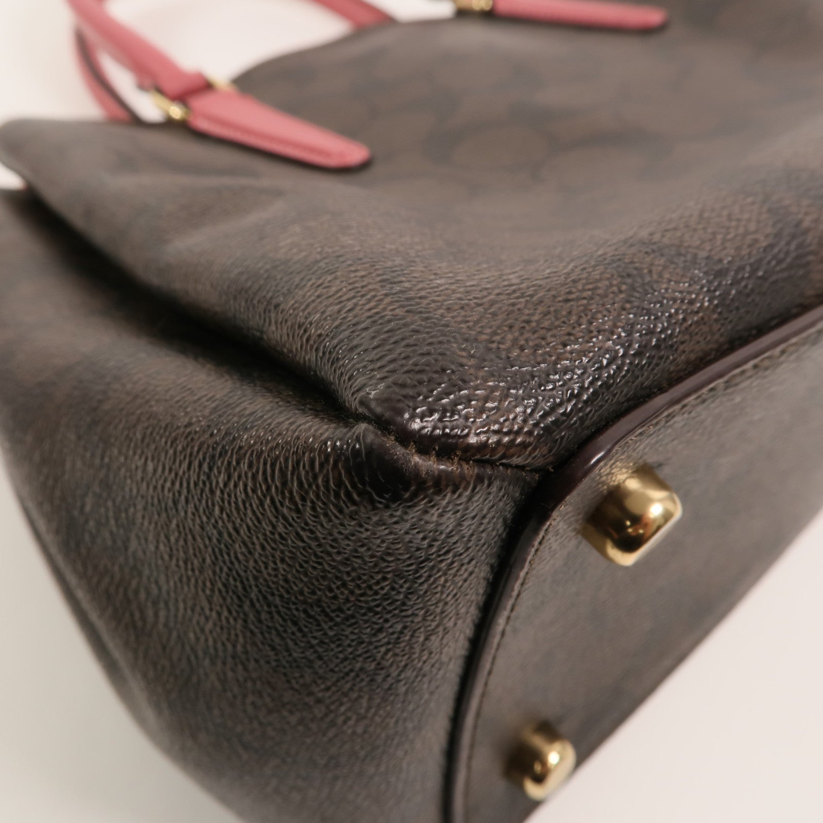 COACH 牛皮皮革2 Way Shoulder Bag手挽肩背兩用袋