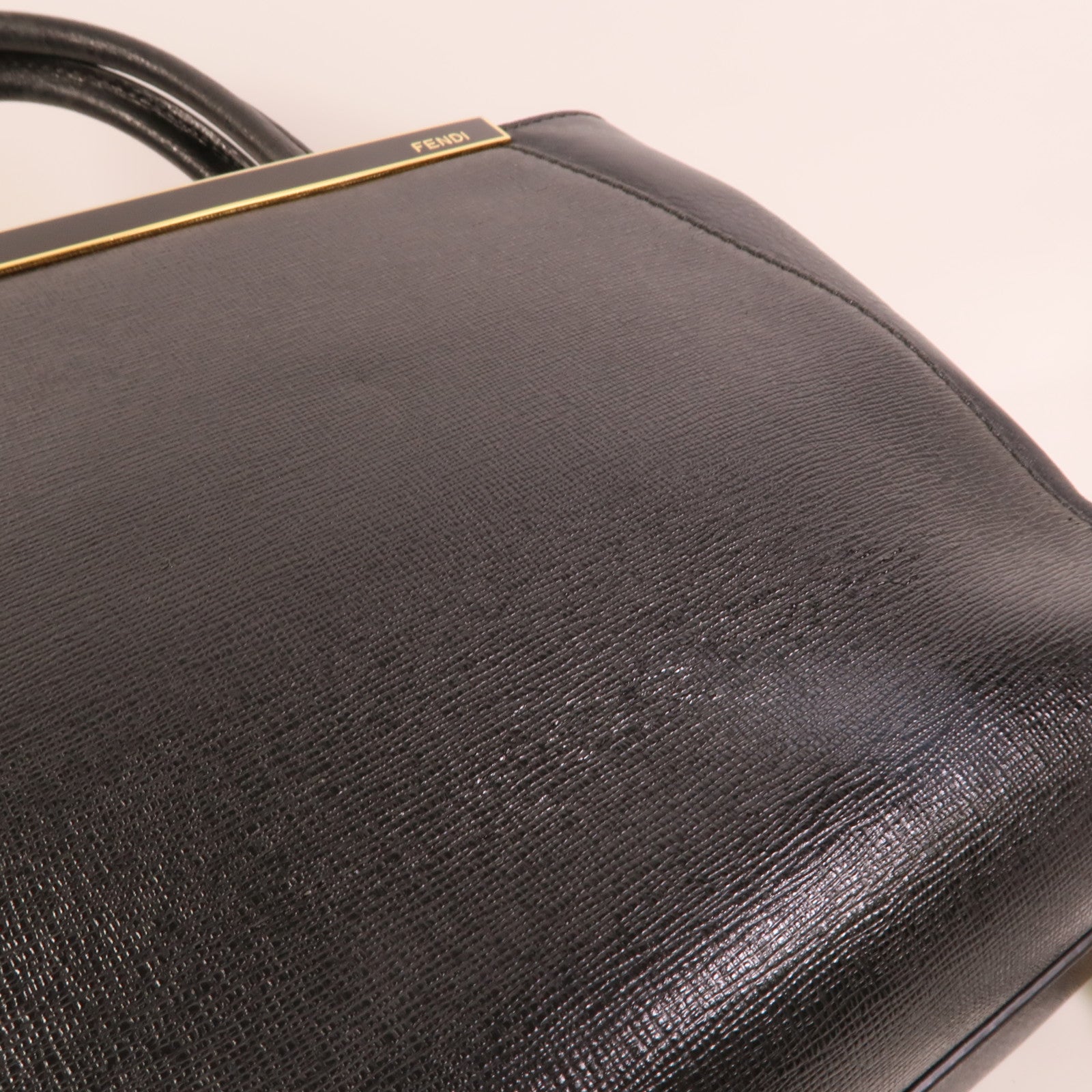 FENDI 牛皮皮革Petite 2Jours手挽肩背兩用袋