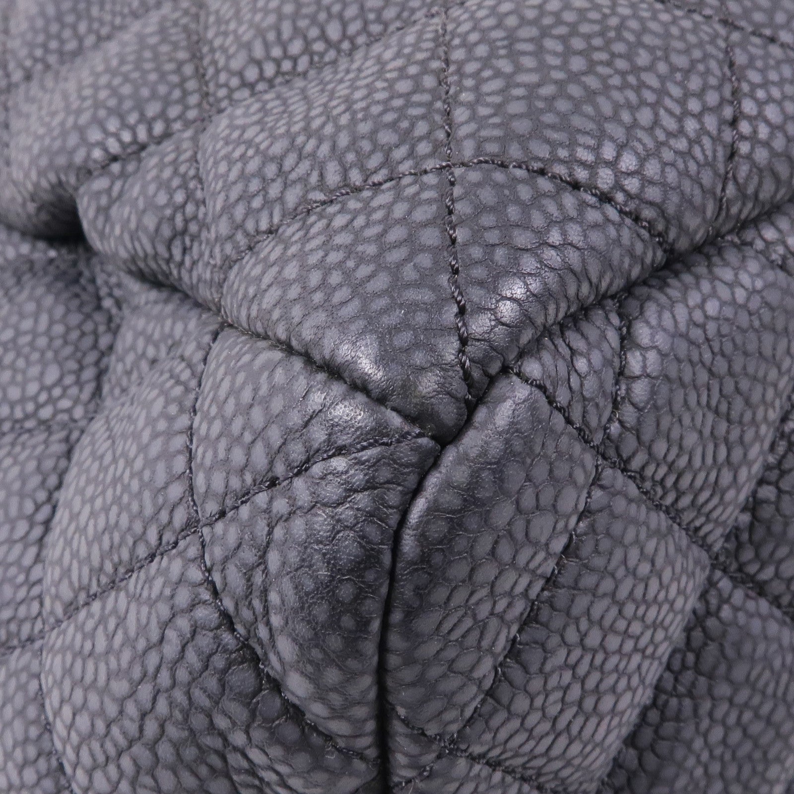 CHANEL 牛皮皮革Chain Shoulder銀扣鏈帶肩背袋